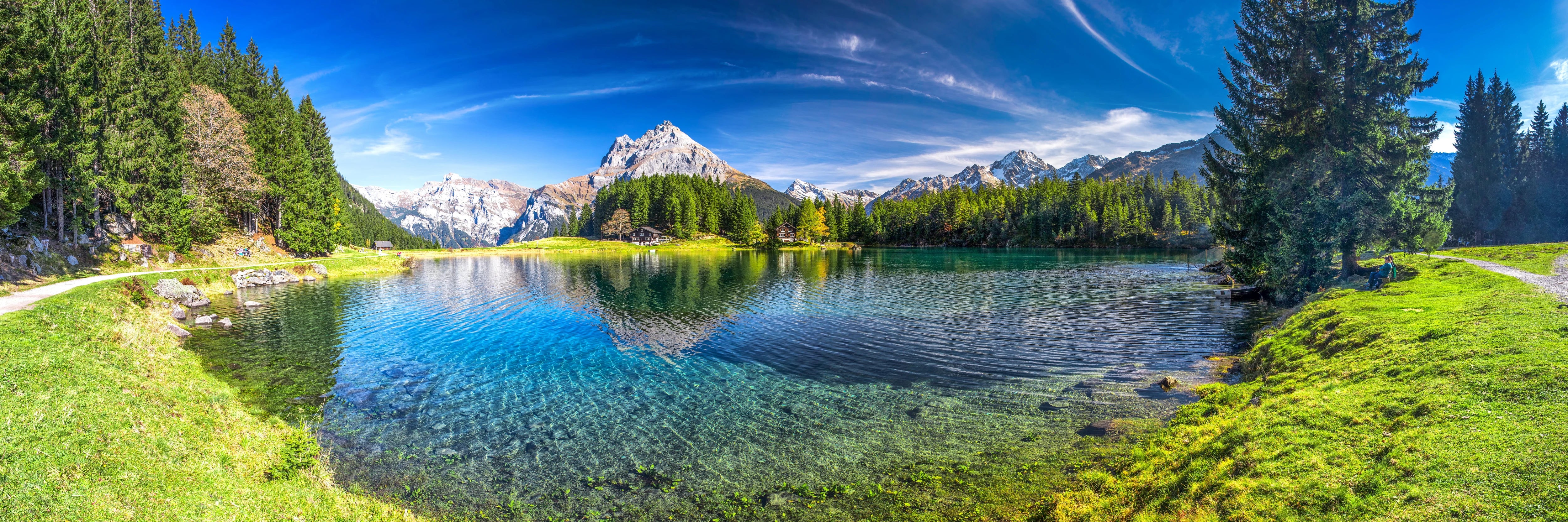 Küchenrückwand - Arnisee in schweizer Alpen