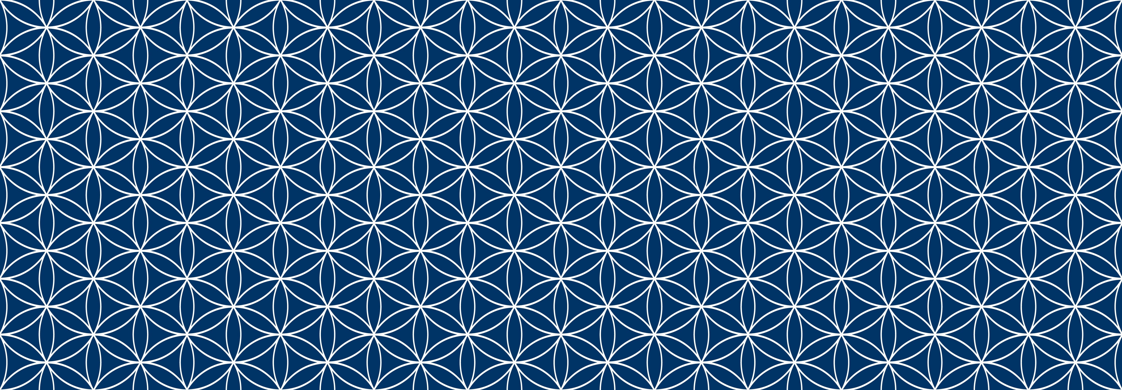 Küchenrückwand - Geometrica - Fiori - Blu notte