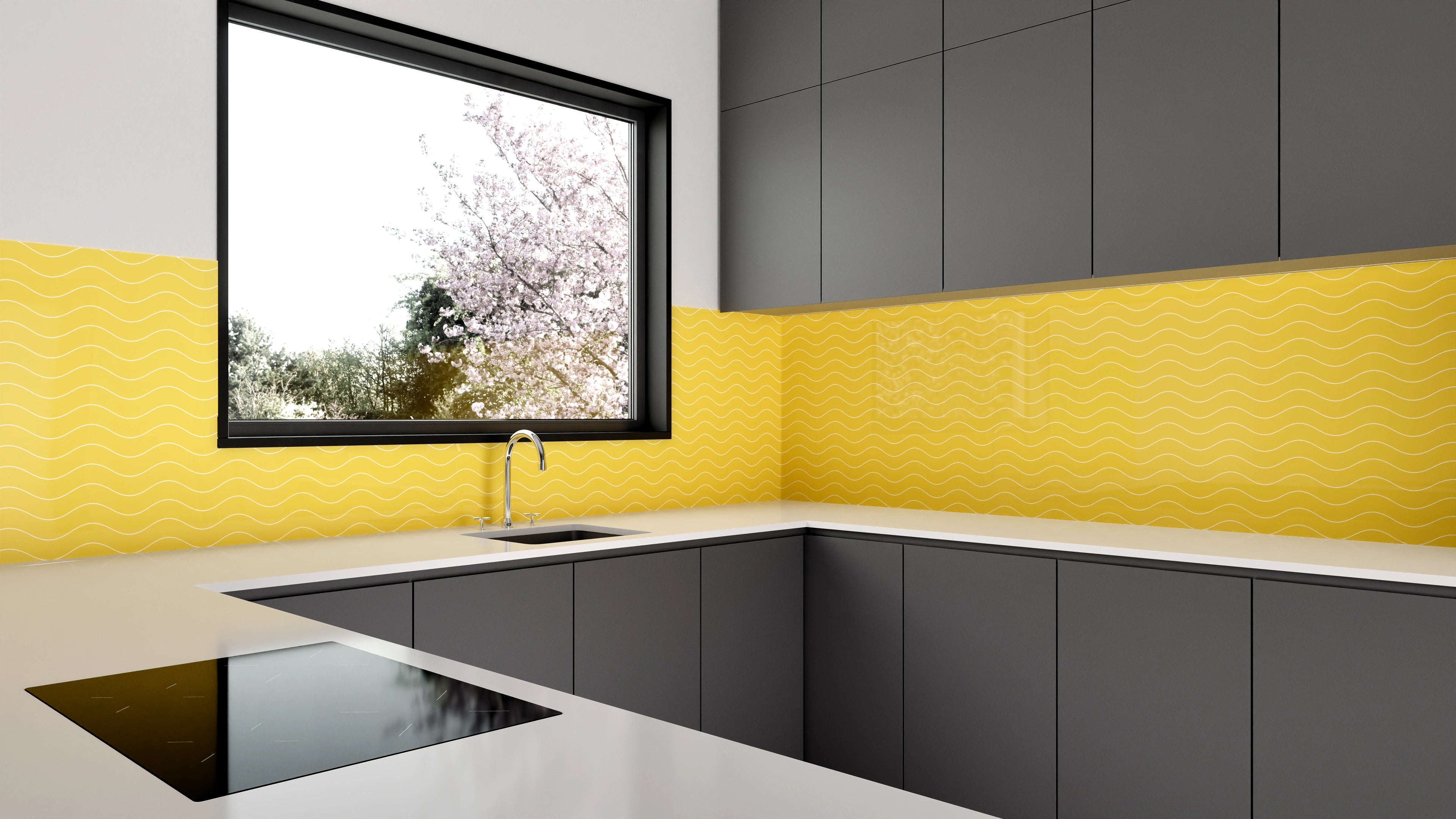 Küchenrückwand - Onde - Abisso - Oro Slide 1