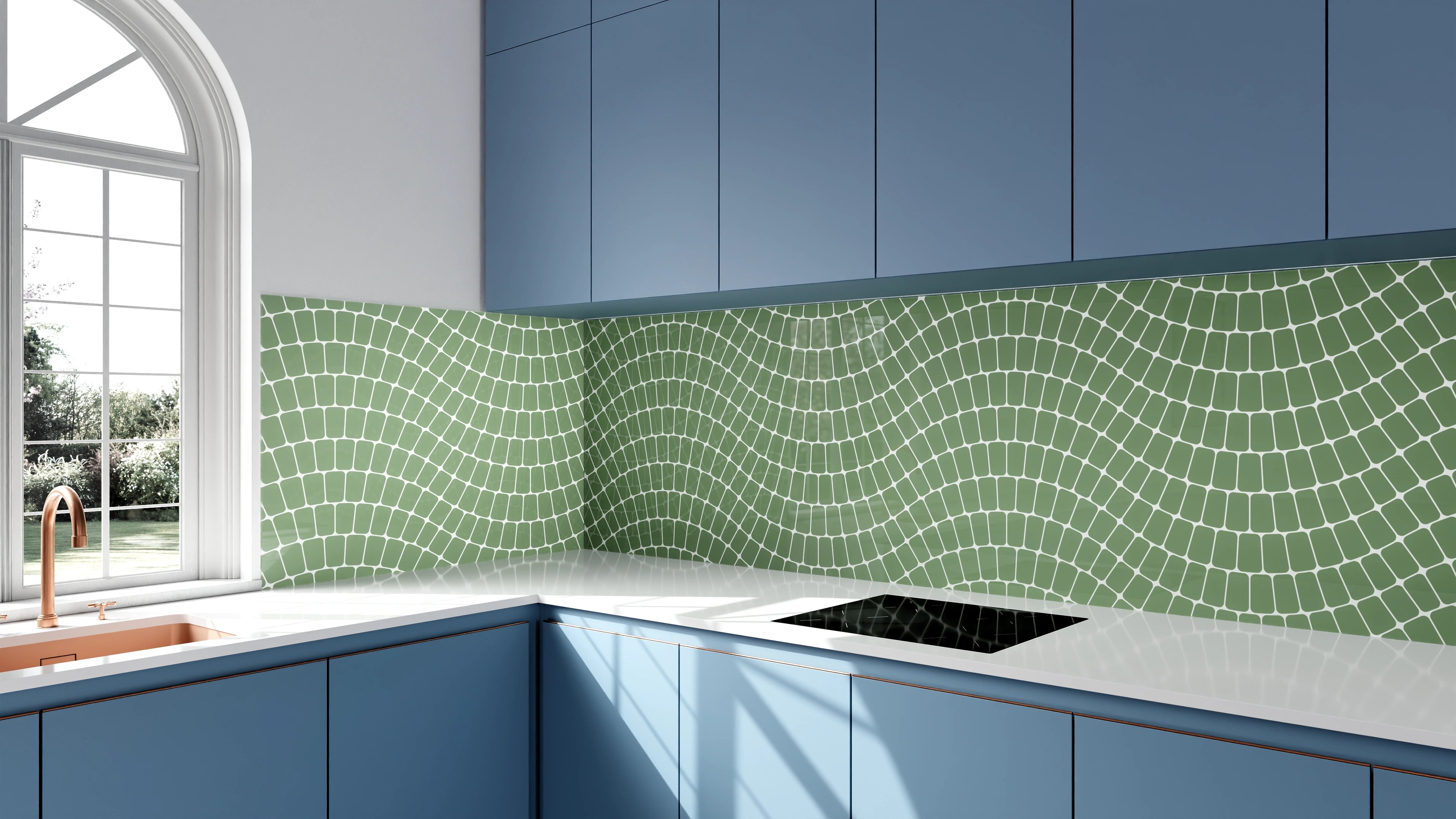 Küchenrückwand - Onde - Sinuoso - Oliva Slide 2