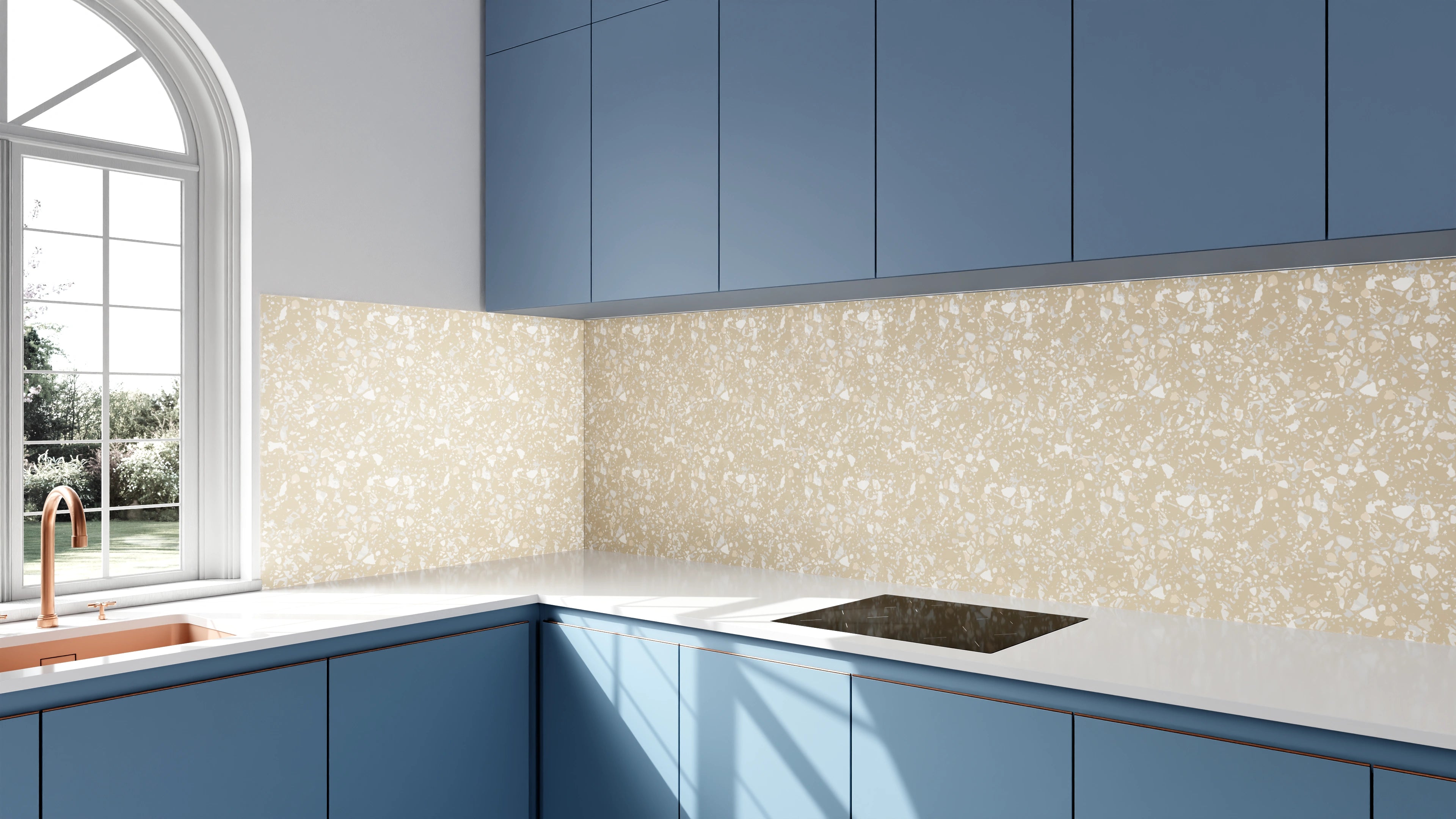 Küchenrückwand - Pietre - Terrazzo - Cappuccino Slide 2