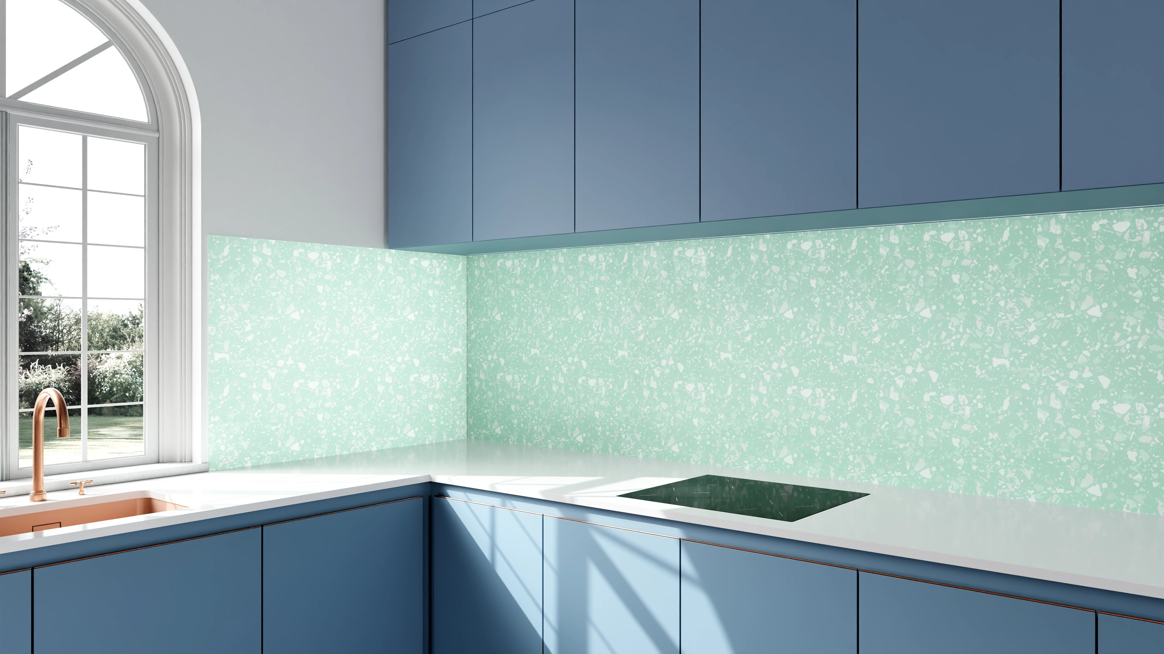 Küchenrückwand - Pietre - Terrazzo - Menta Slide 2