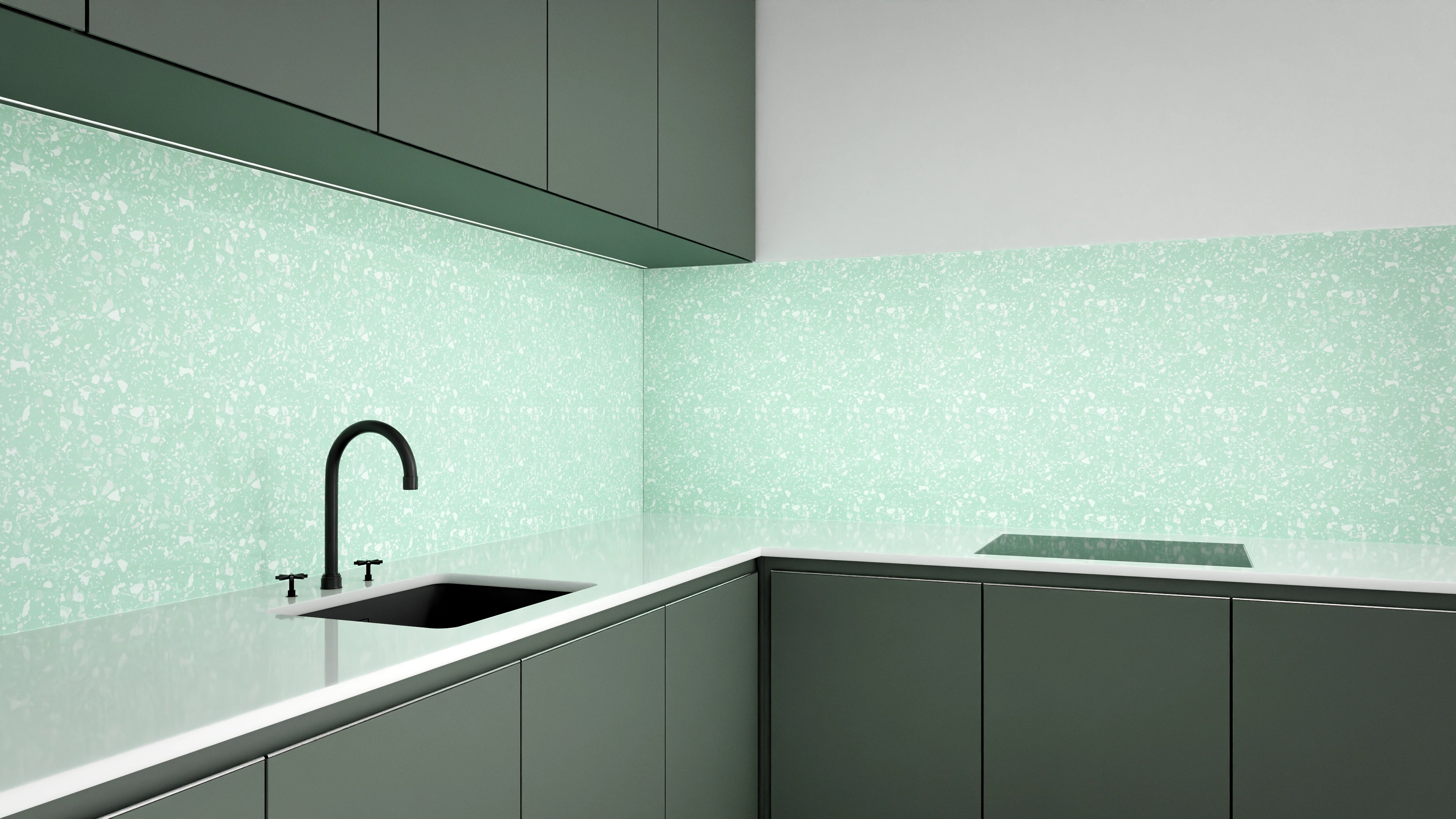 Küchenrückwand - Pietre - Terrazzo - Menta Slide 3