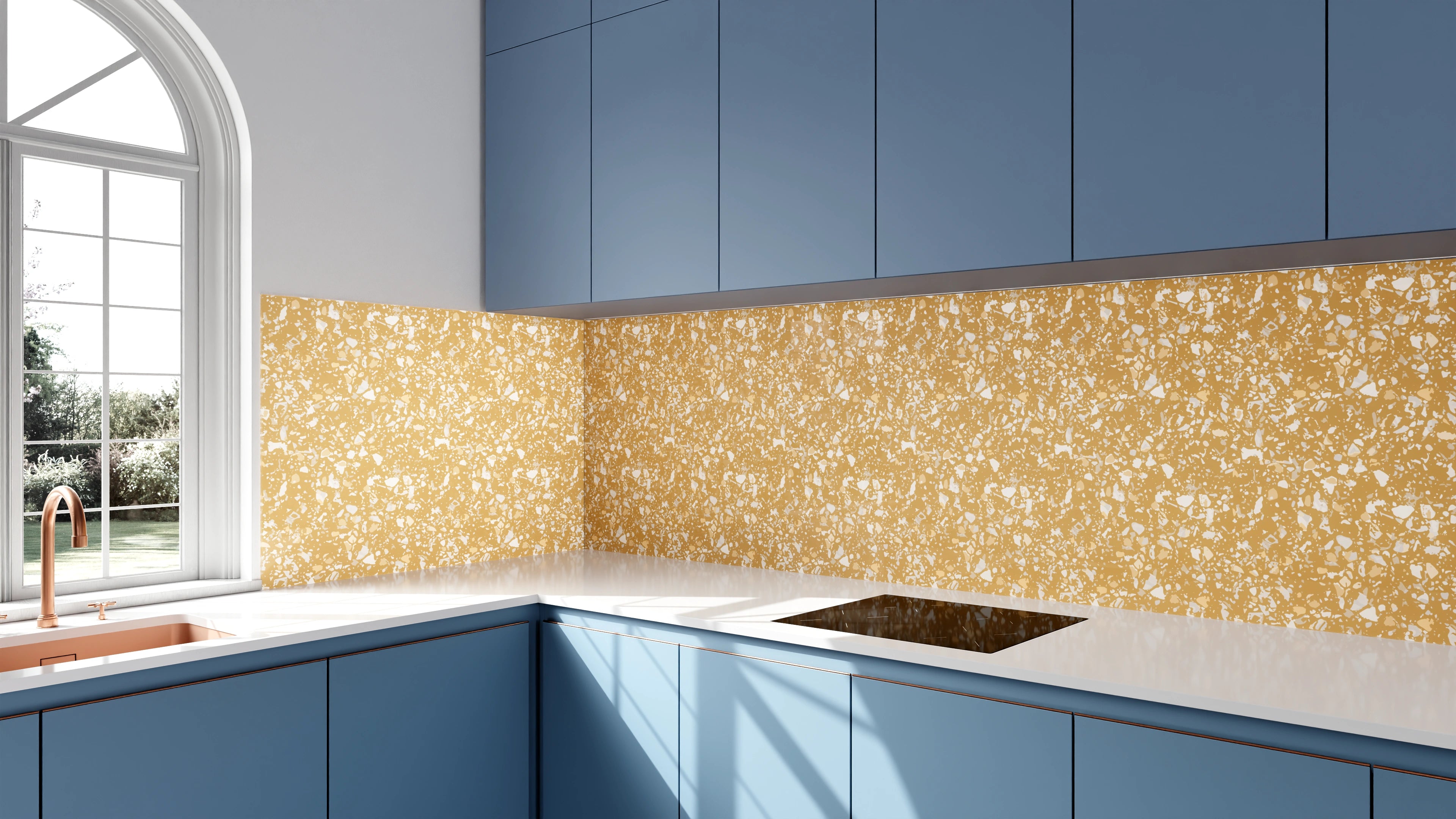Küchenrückwand - Pietre - Terrazzo - Ocra Slide 2