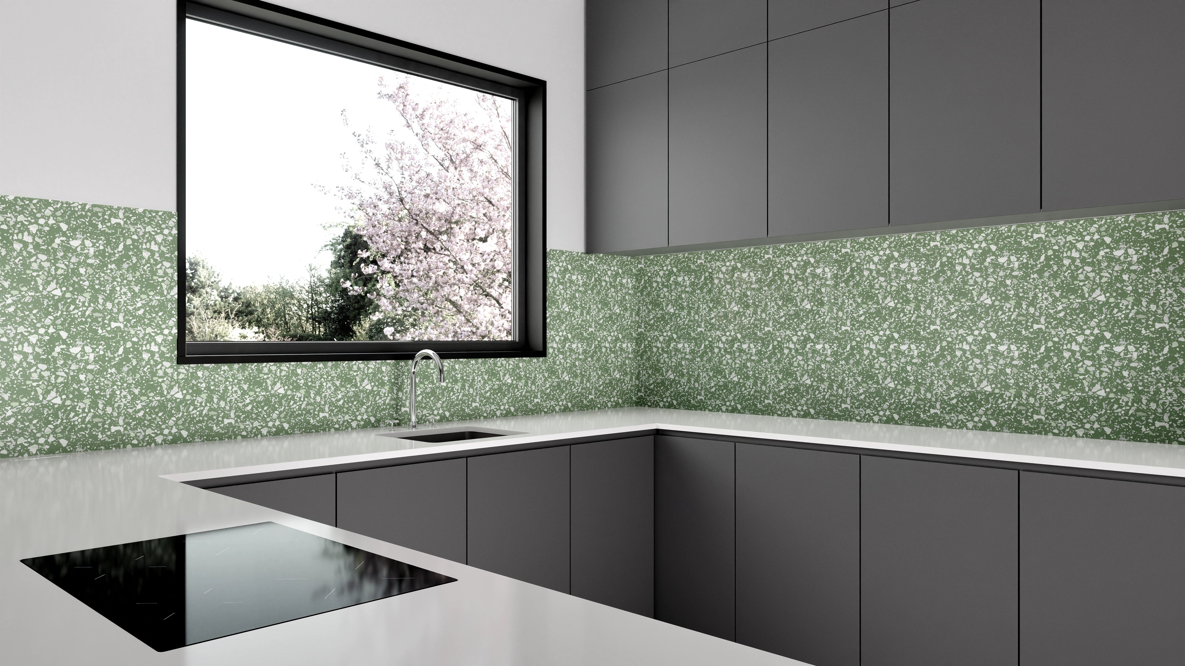Küchenrückwand - Pietre - Terrazzo - Oliva Slide 1