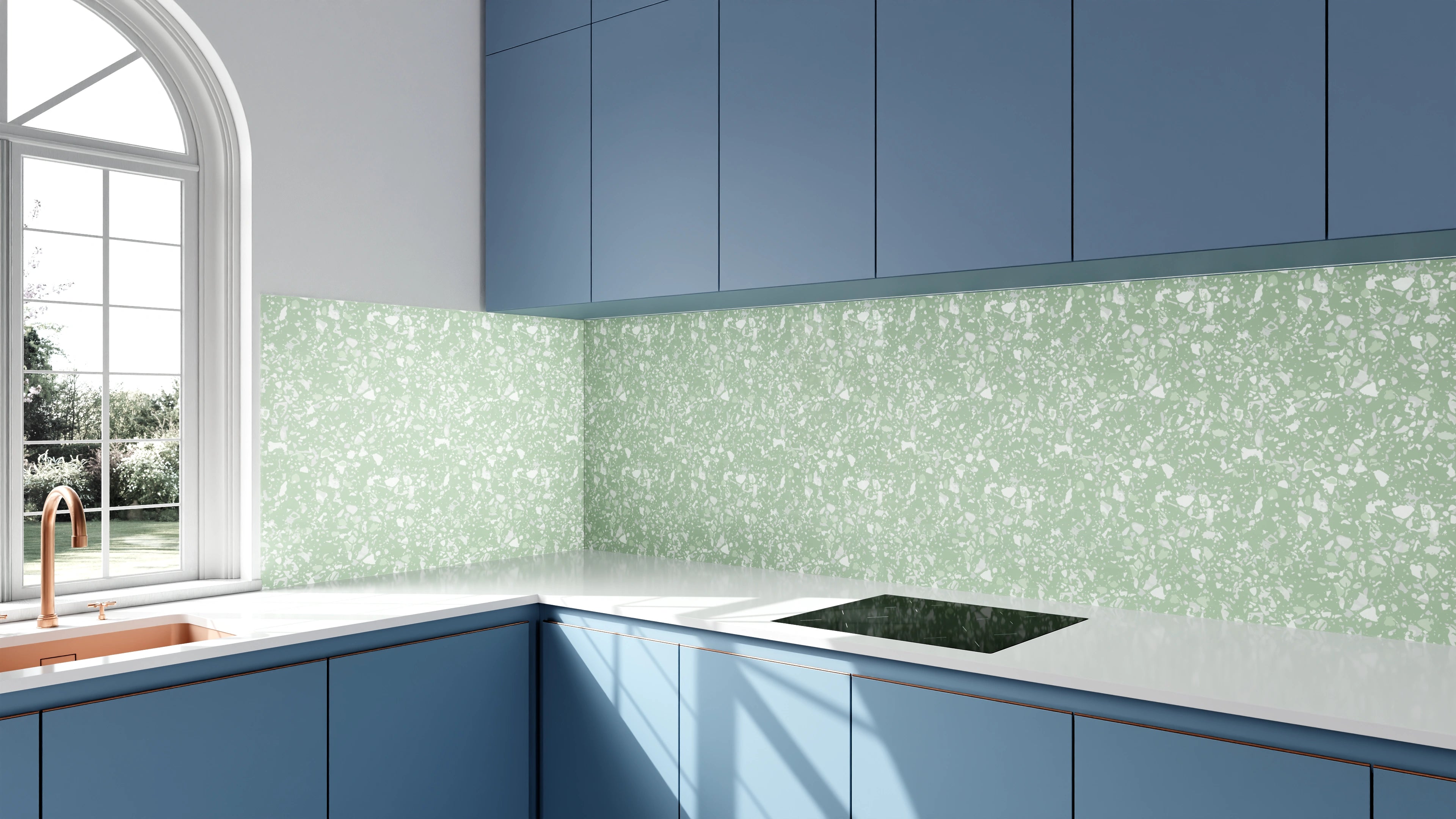 Küchenrückwand - Pietre - Terrazzo - Salvia Slide 2