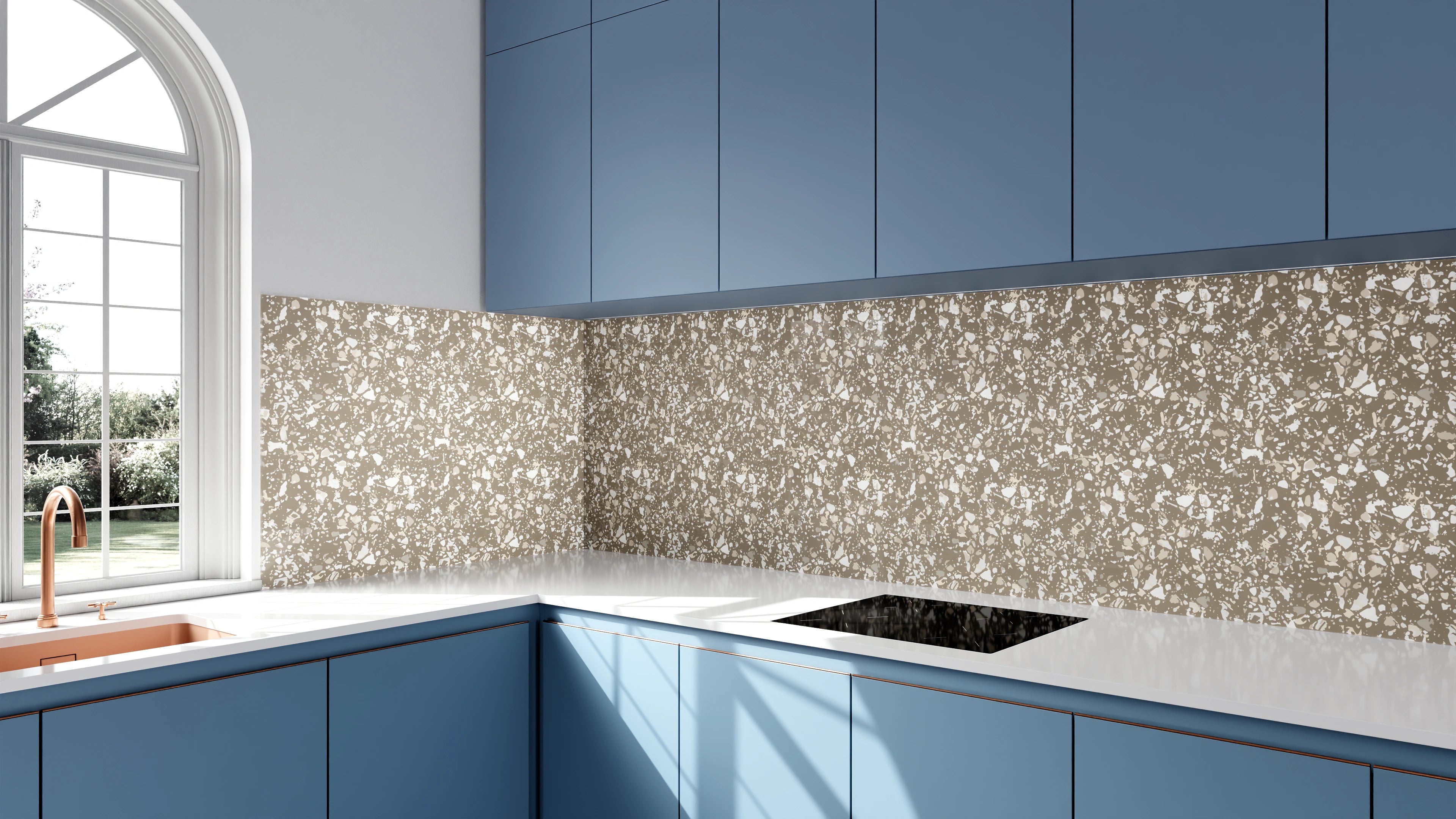 Küchenrückwand - Pietre - Terrazzo - Tortora Slide 2