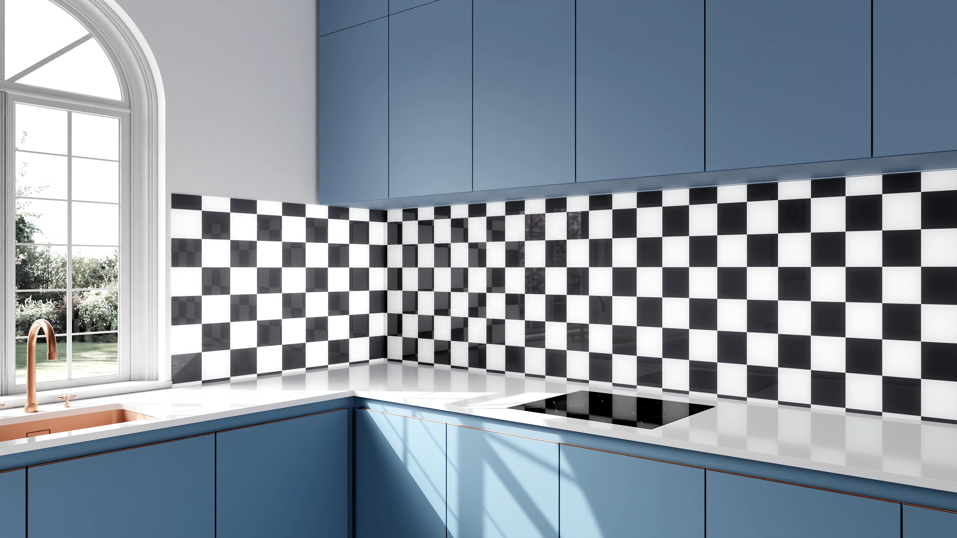 Küchenrückwand - Retro - Scacco - Antracite - Scacco Slide 2