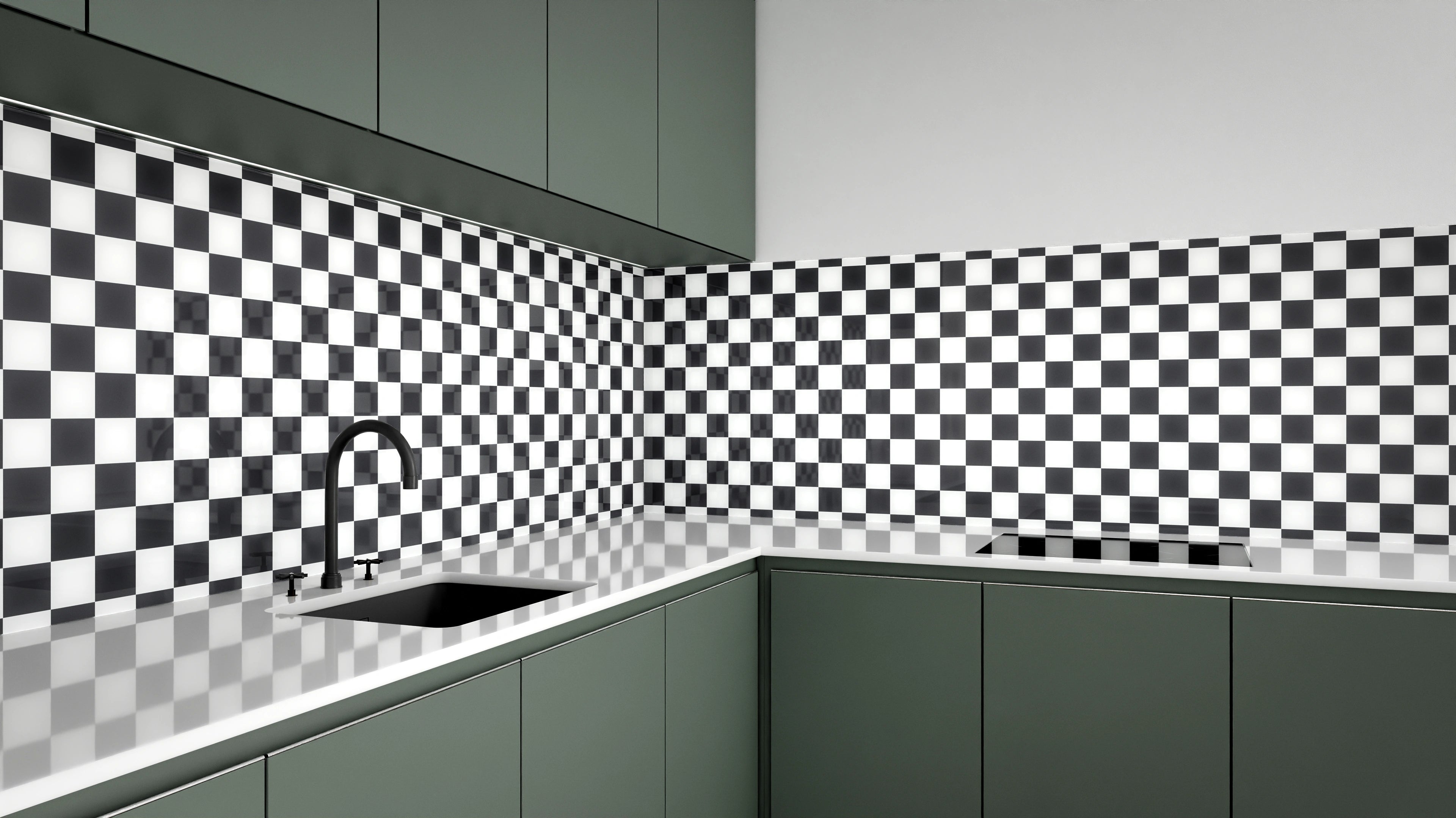 Küchenrückwand - Retro - Scacco - Antracite - Scacco Slide 3