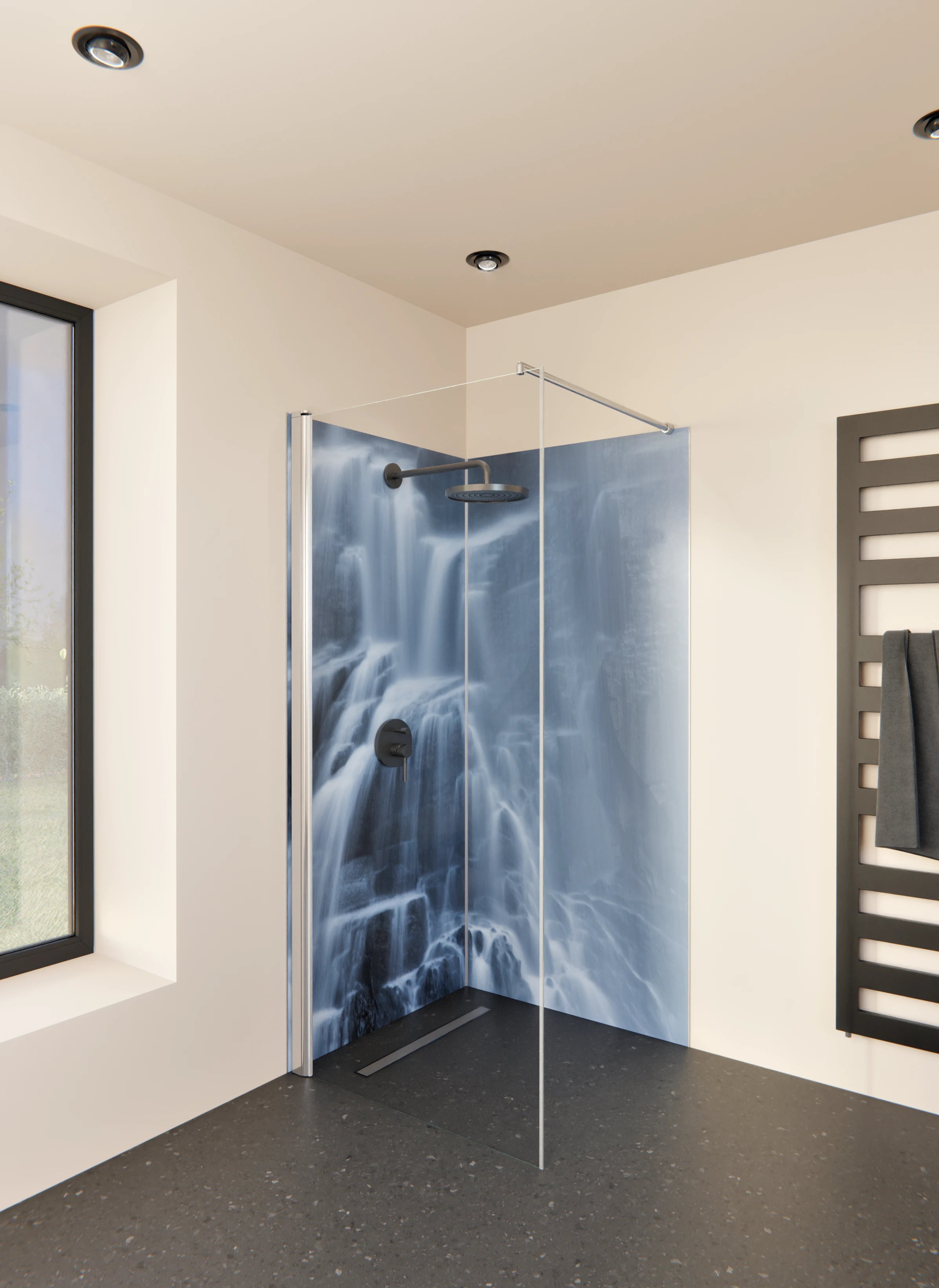 Duschrückwand - Flowstone