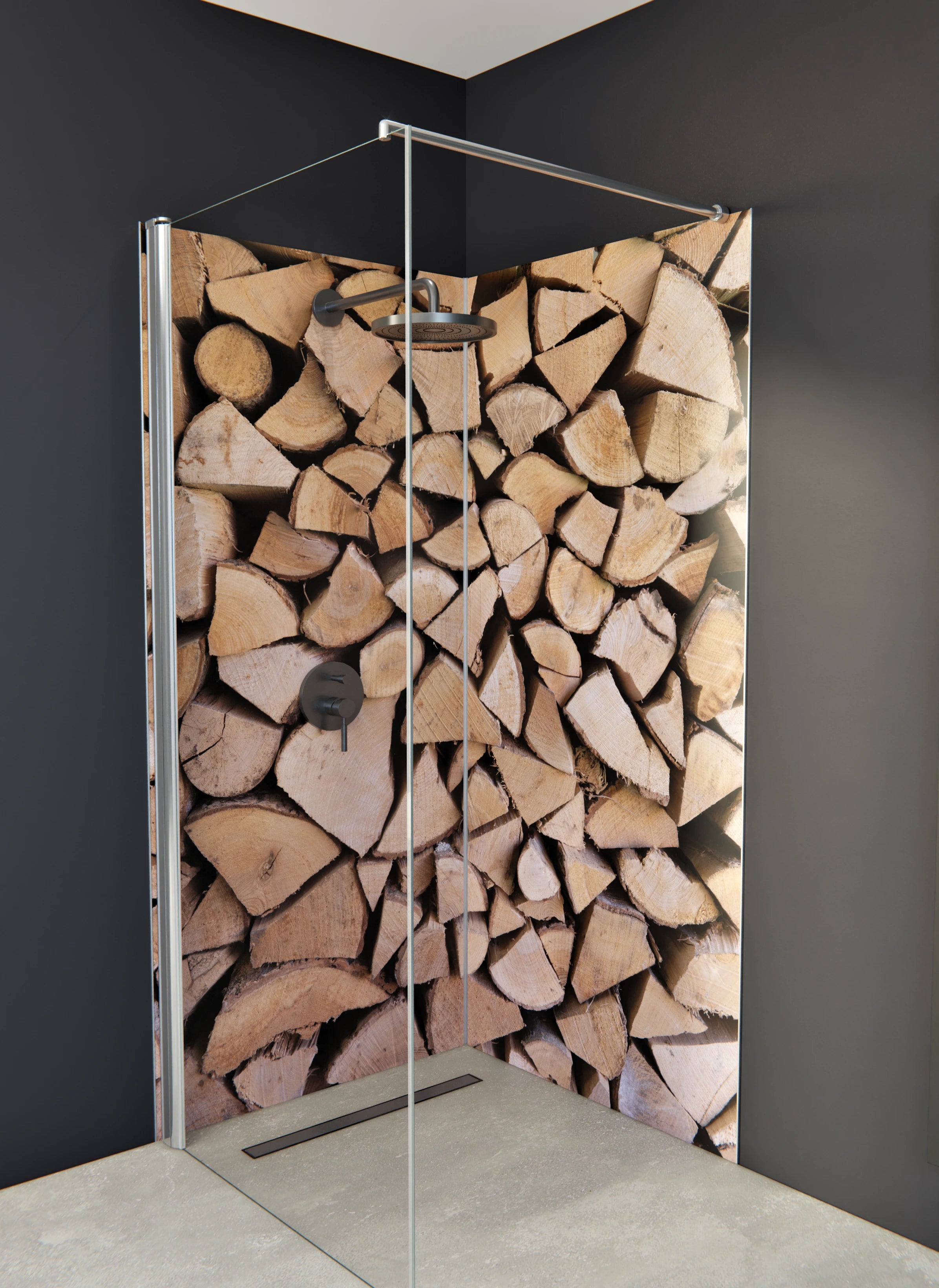 Duschrückwand - Madera-Tronco