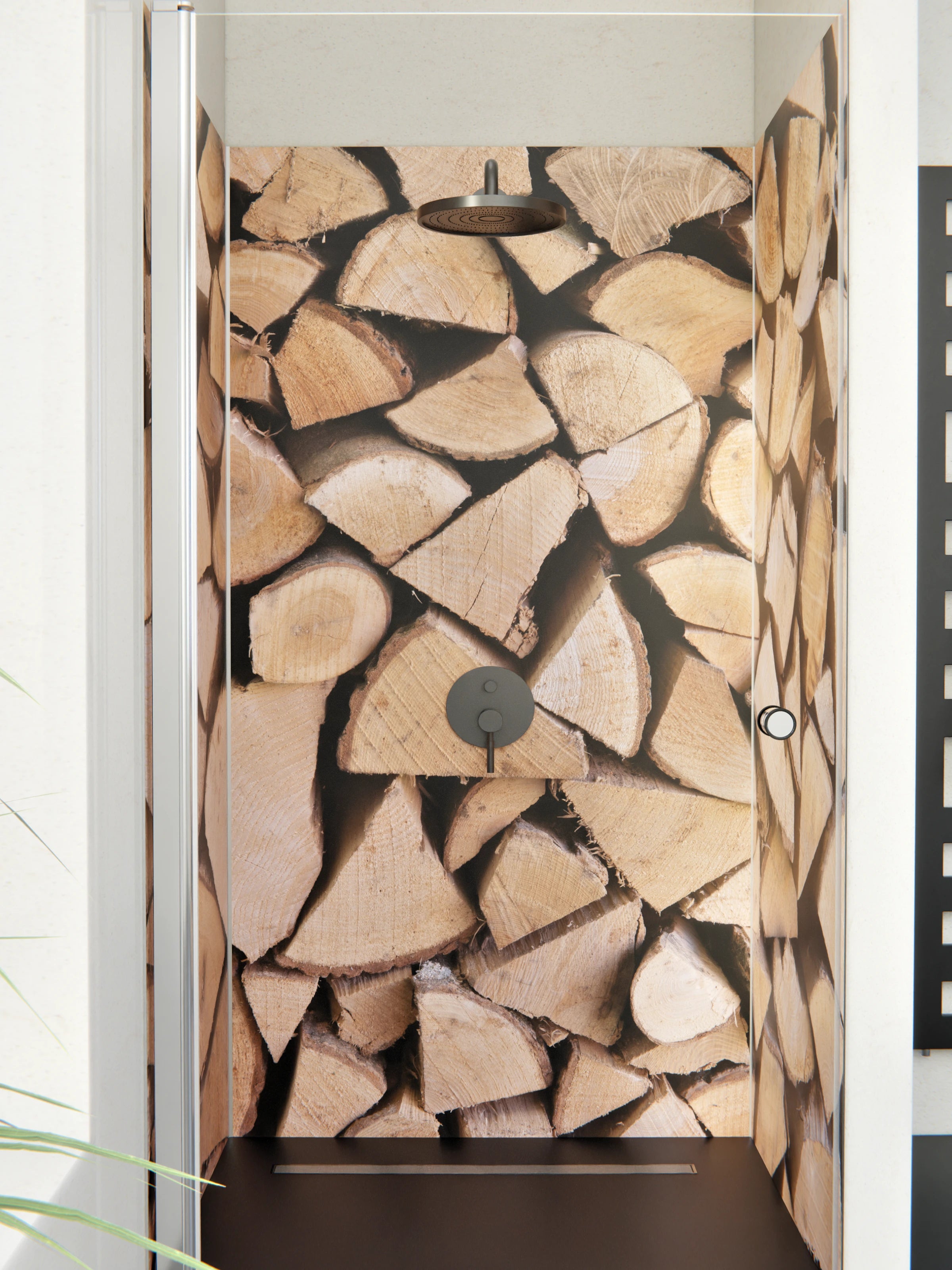 Duschrückwand - Madera-Tronco