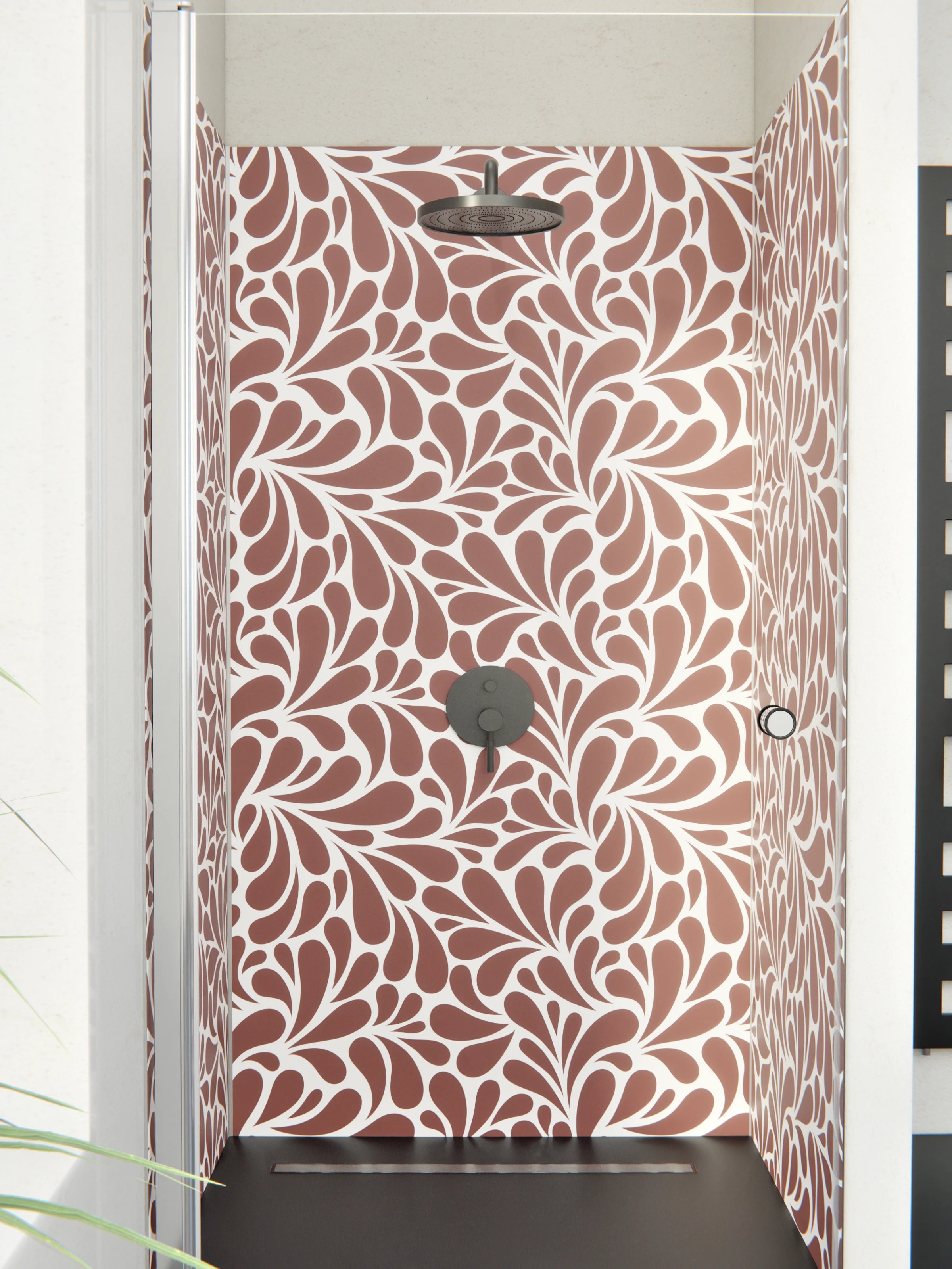 Duschrückwand - Natura - Petaloso - Mattone