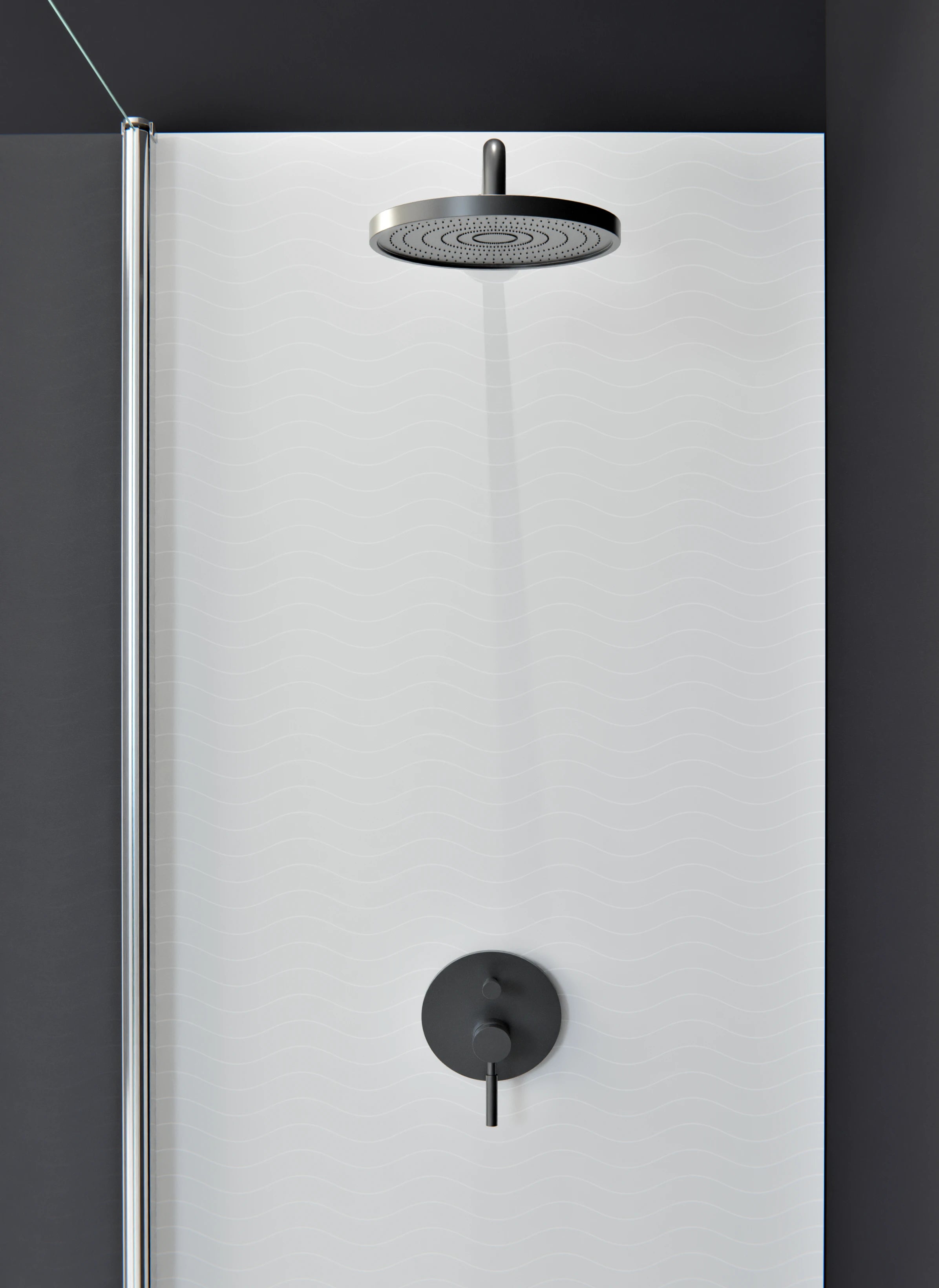 Duschrückwand - Onde - Abisso - Perla