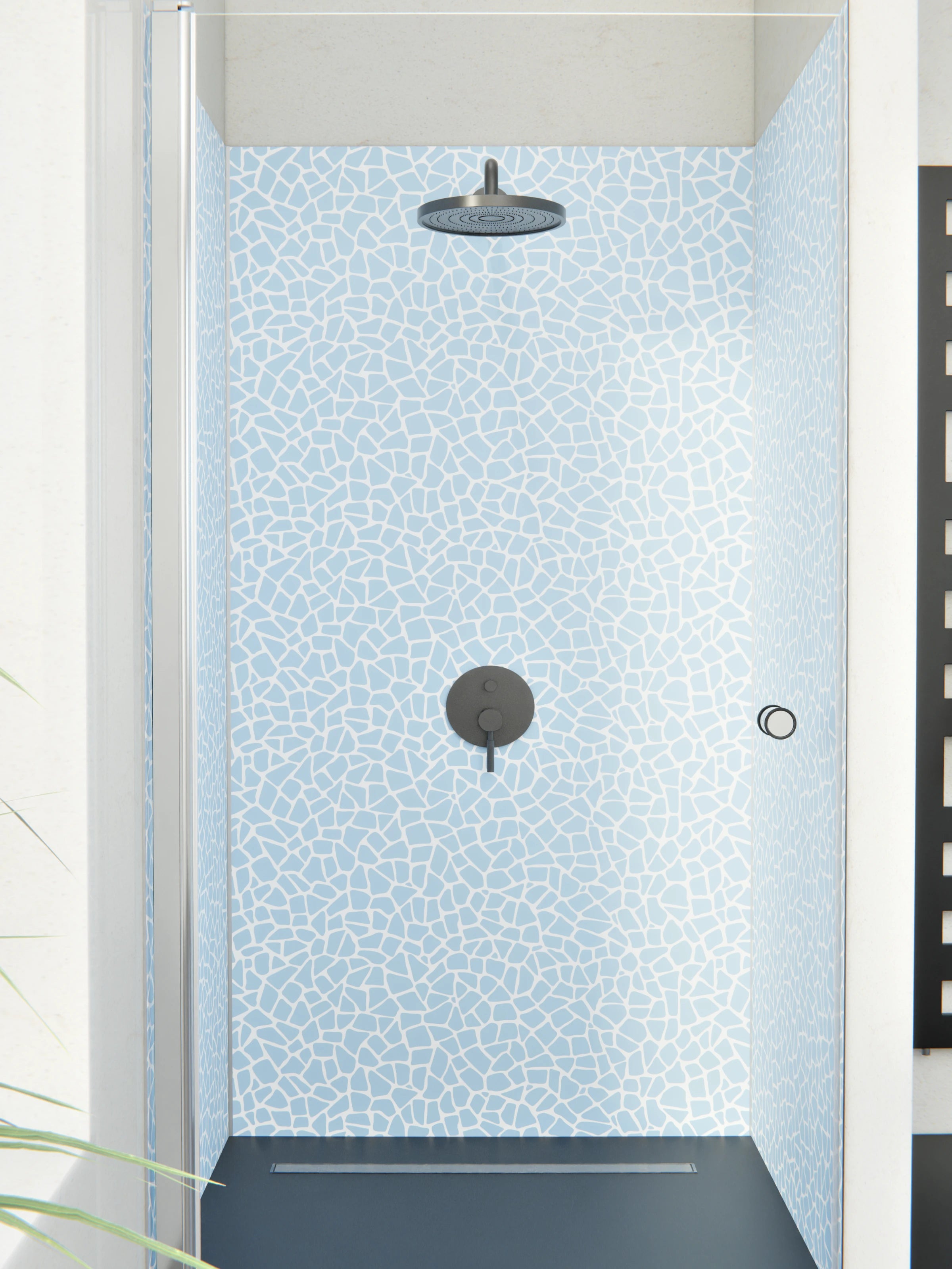 Duschrückwand - Pietre - Tessere - Cielo