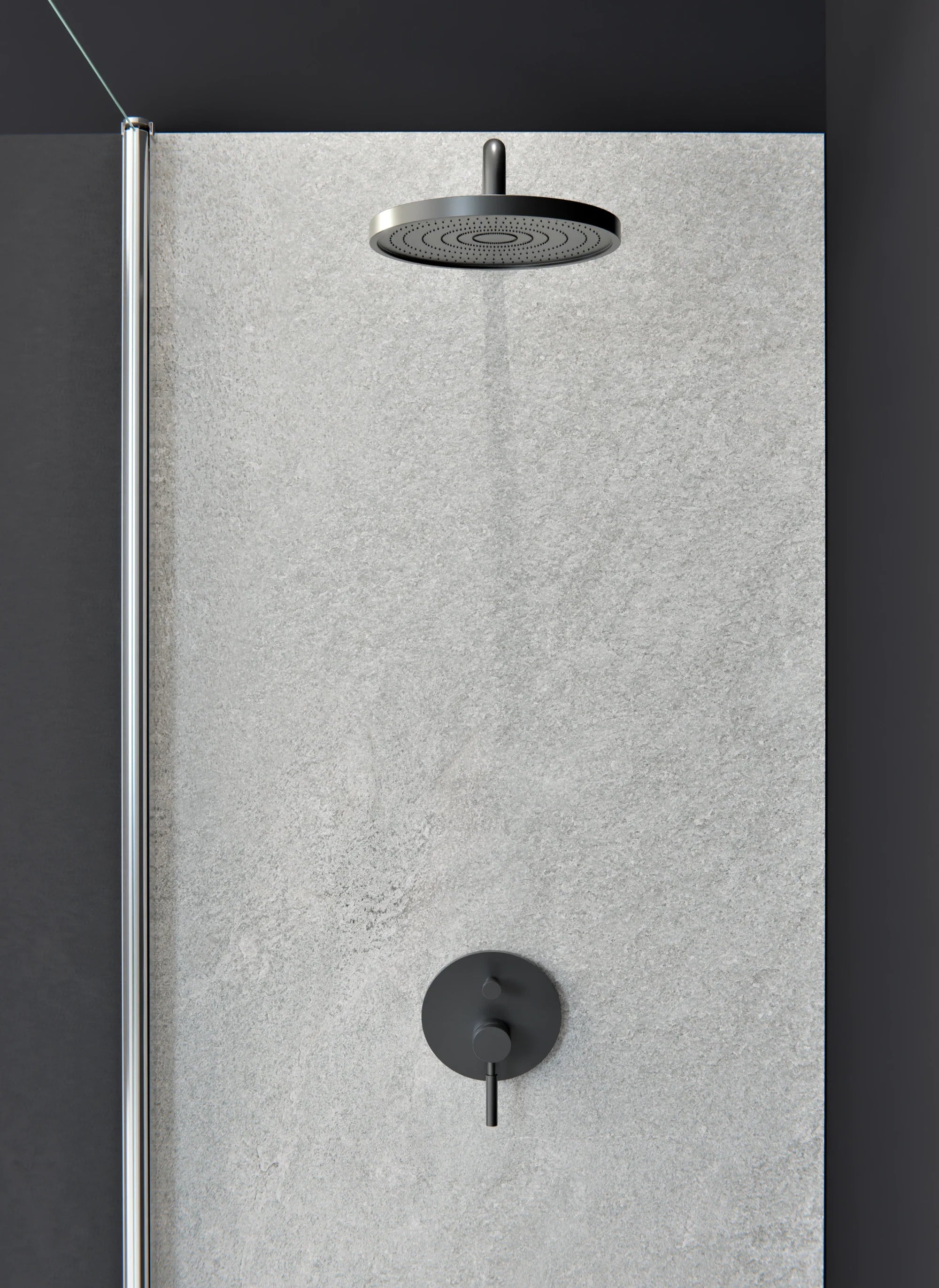 Duschrückwand - Standardmaß - Cementato