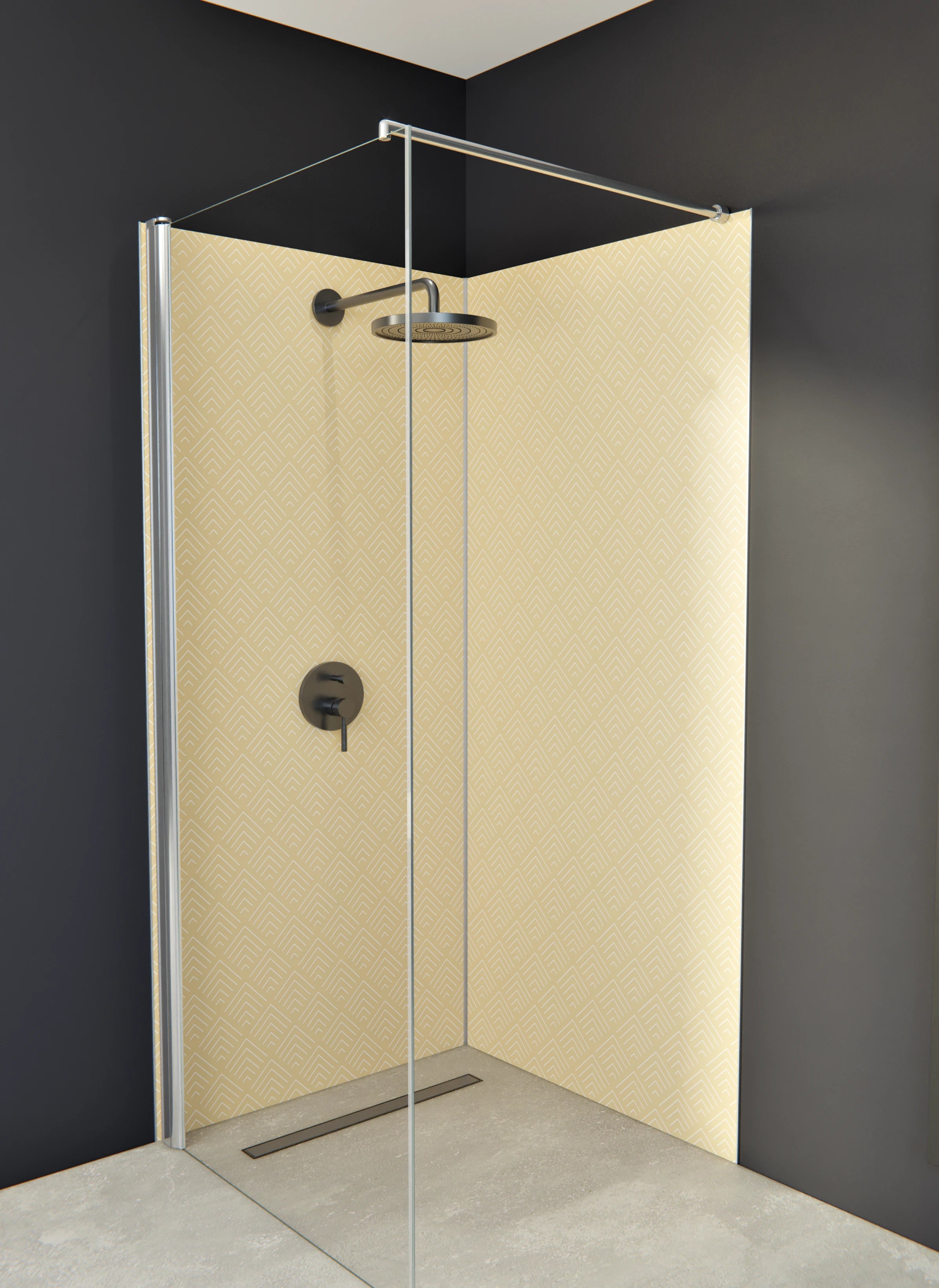 Duschrückwand - Simmetria - Incanto - Sabbia