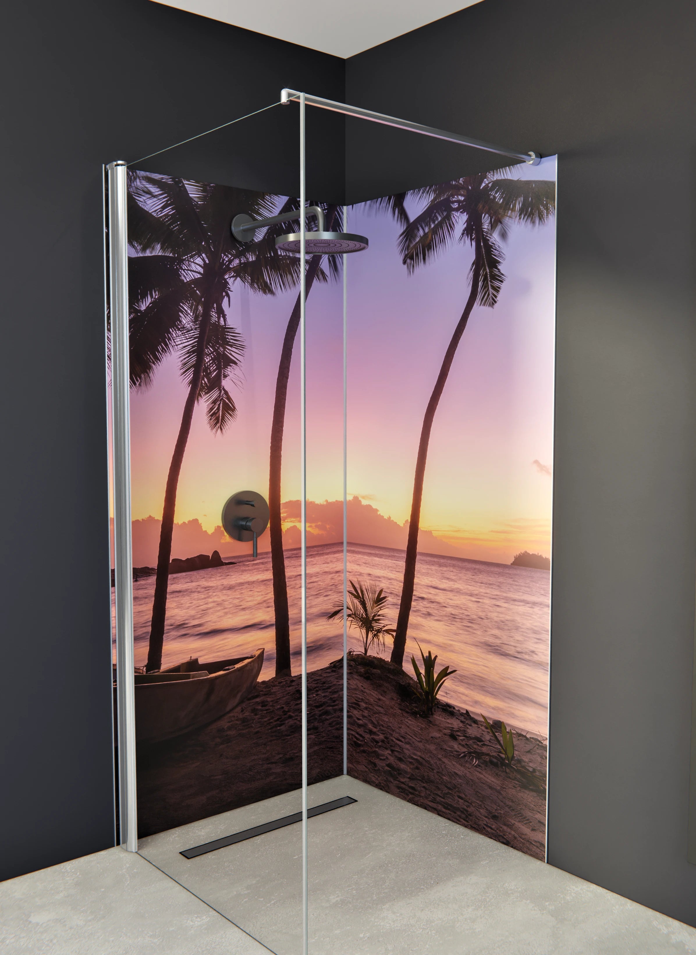 Duschrückwand - Tropic