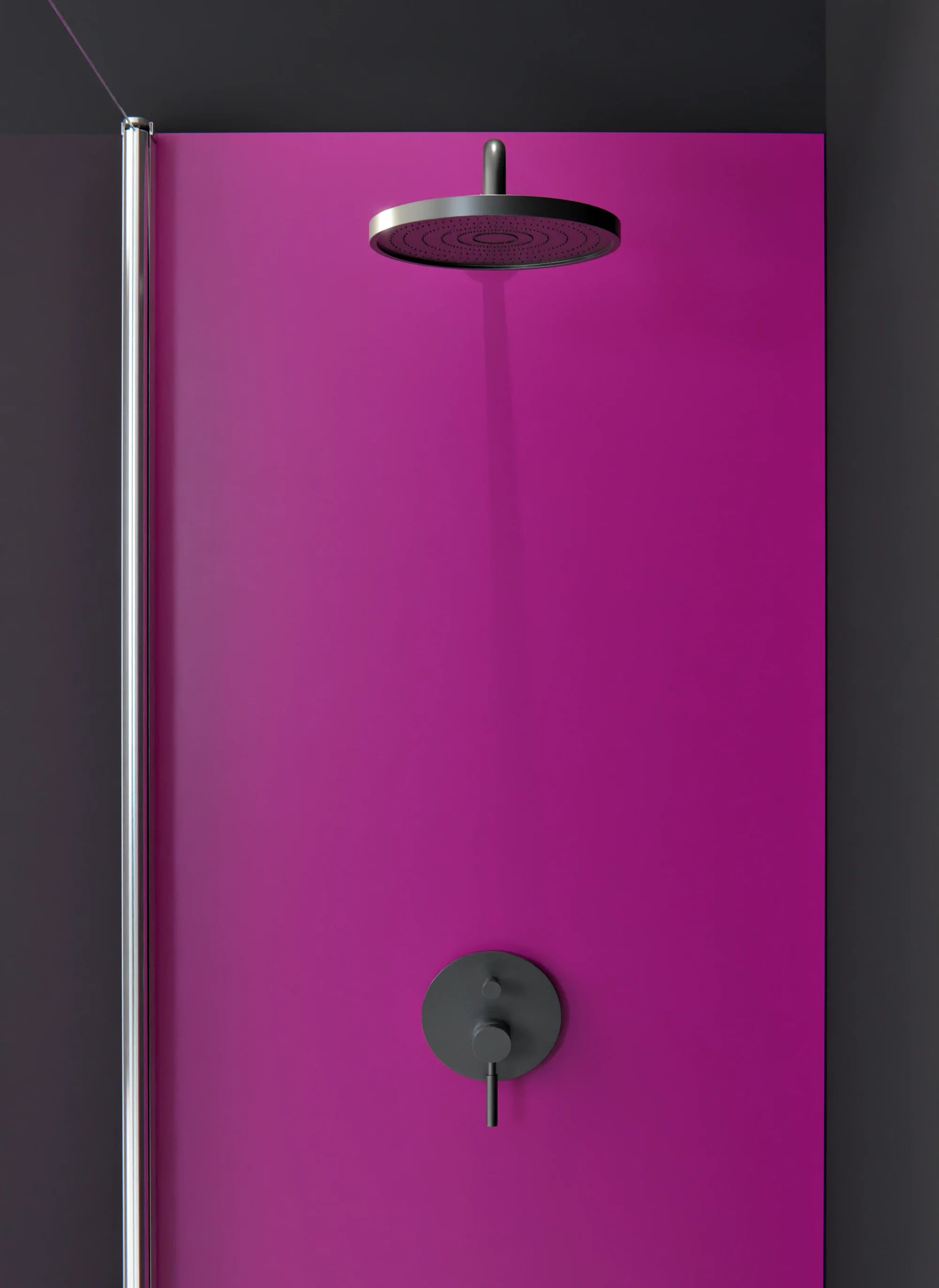 Duschrückwand - Standardmaß - Amethyst Glow