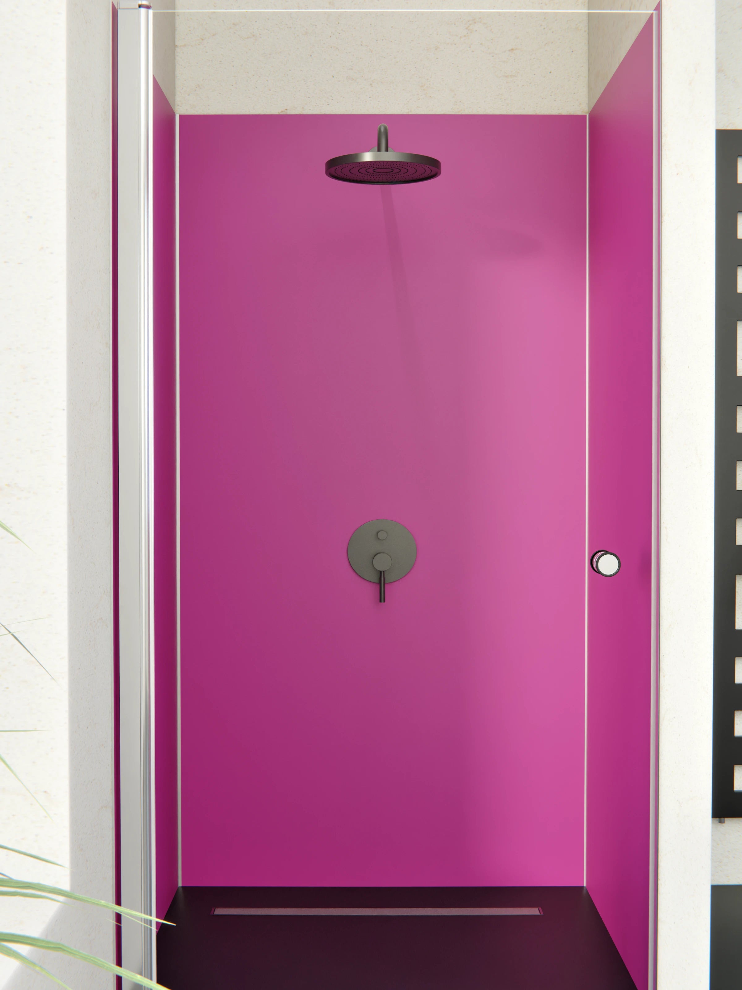 Duschrückwand - Vero Colors - Amethyst Glow