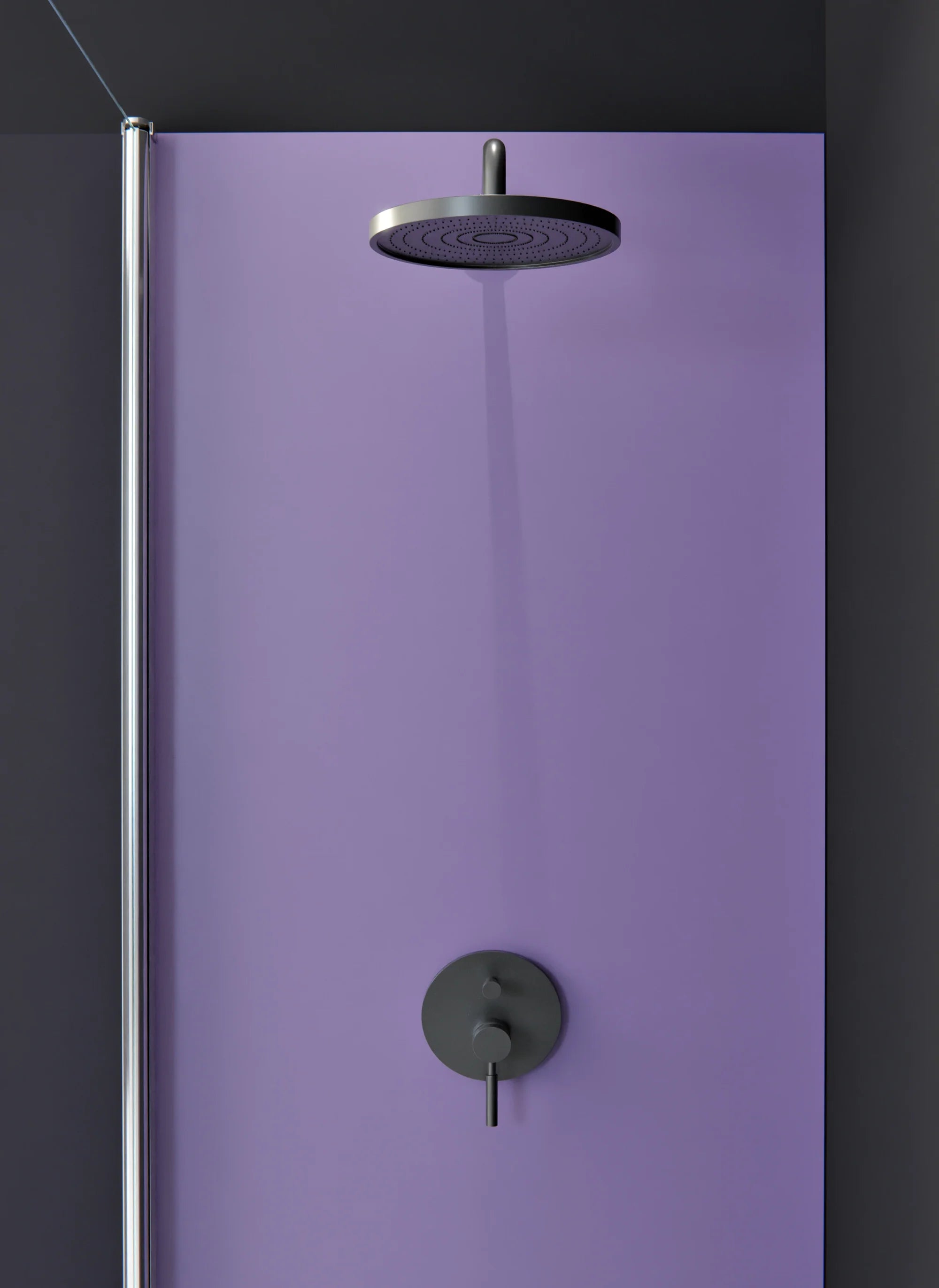 Duschrückwand - Standardmaß - Lavender Pearl