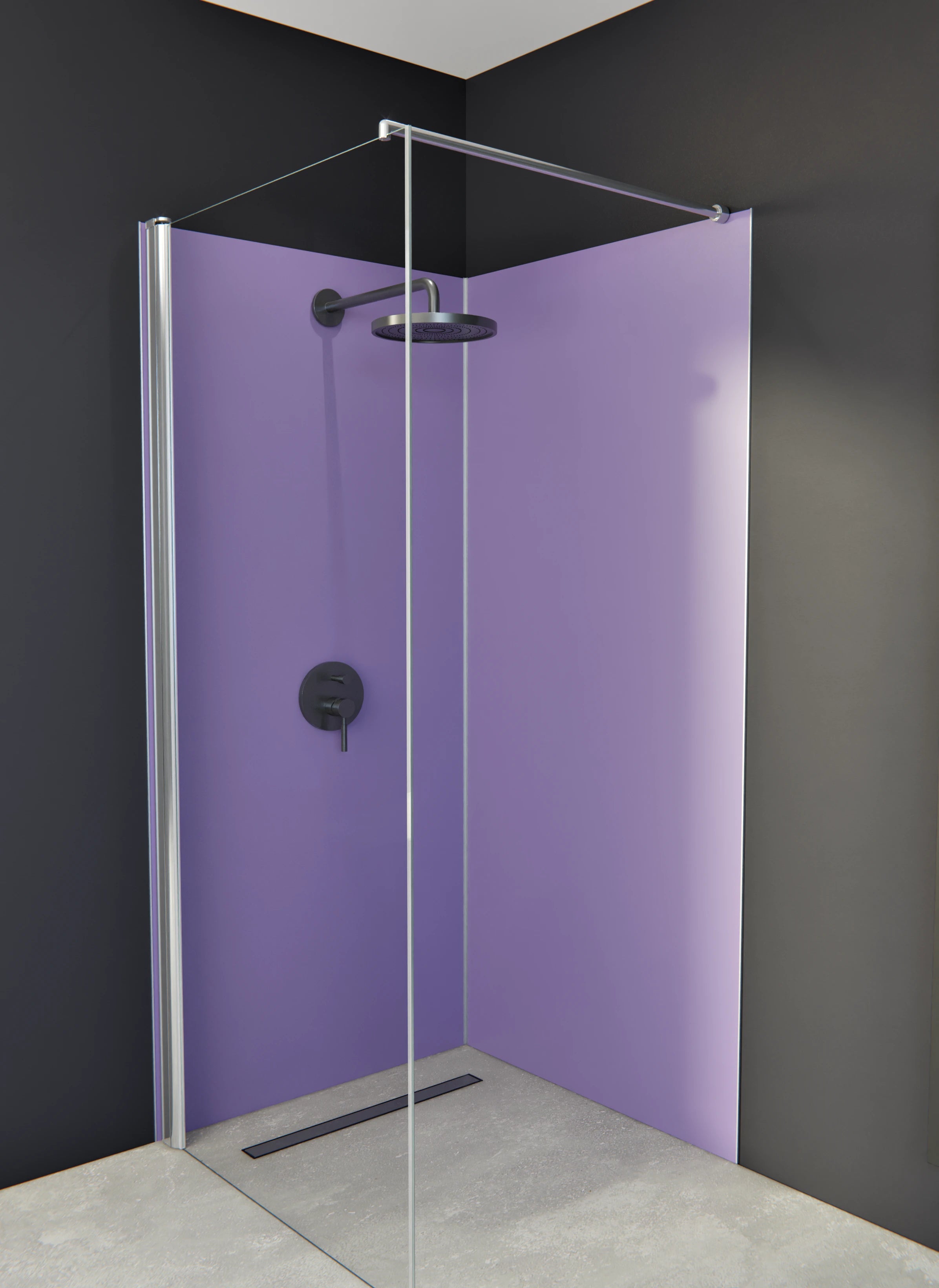 Duschrückwand - Vero Colors - Lavender Pearl