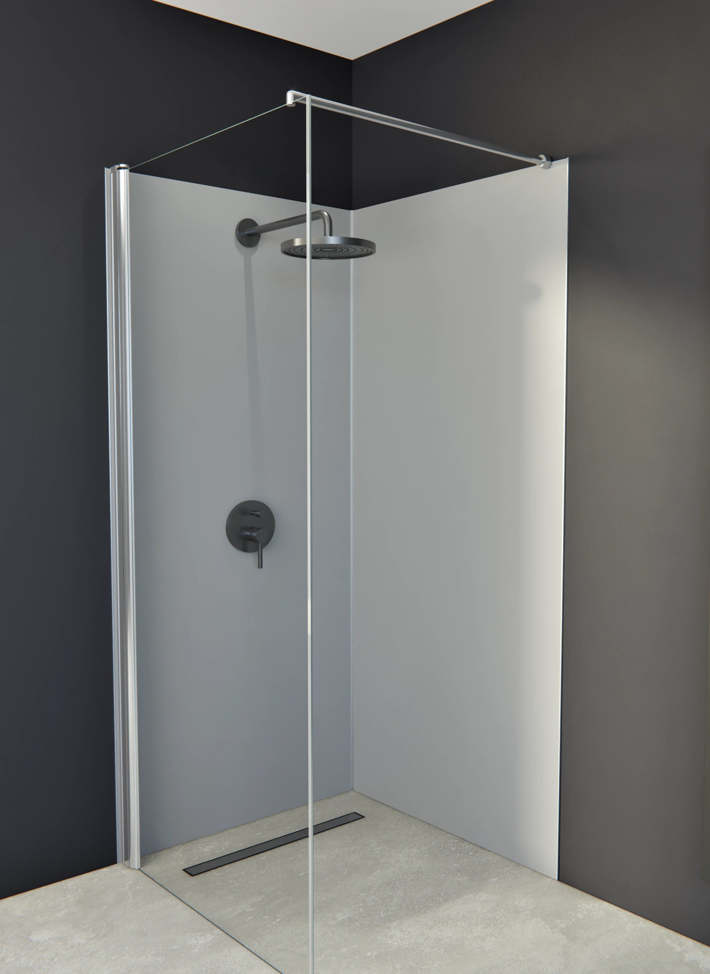 Duschrückwand - Vero Colors - Platinum Pearl