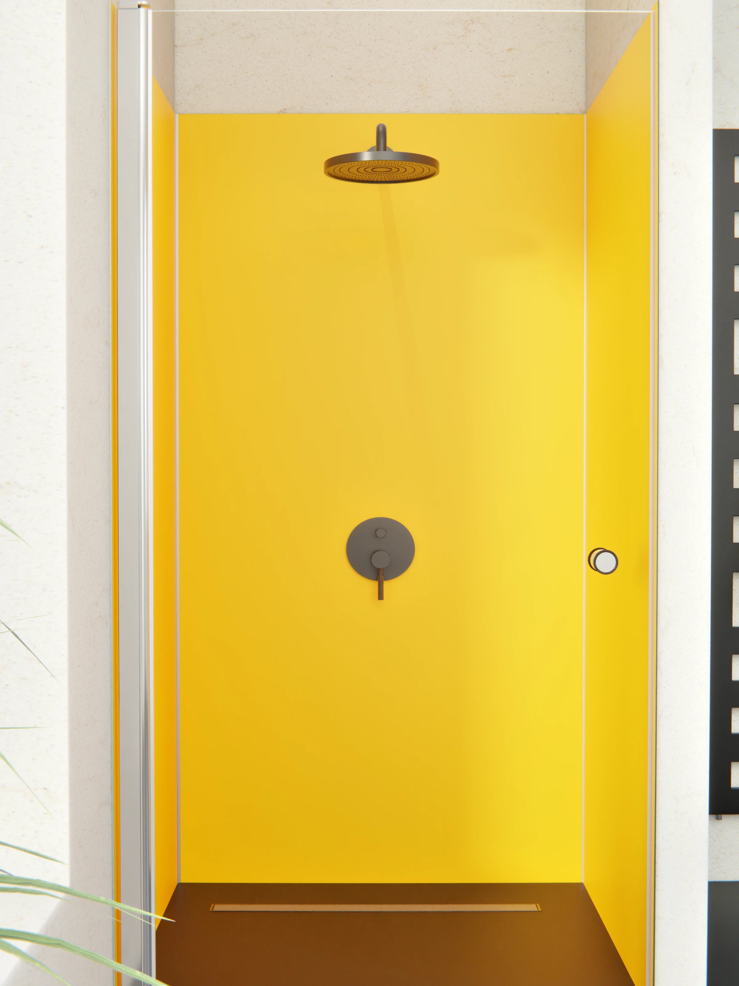 Duschrückwand - Vero Colors - Strong Yellow