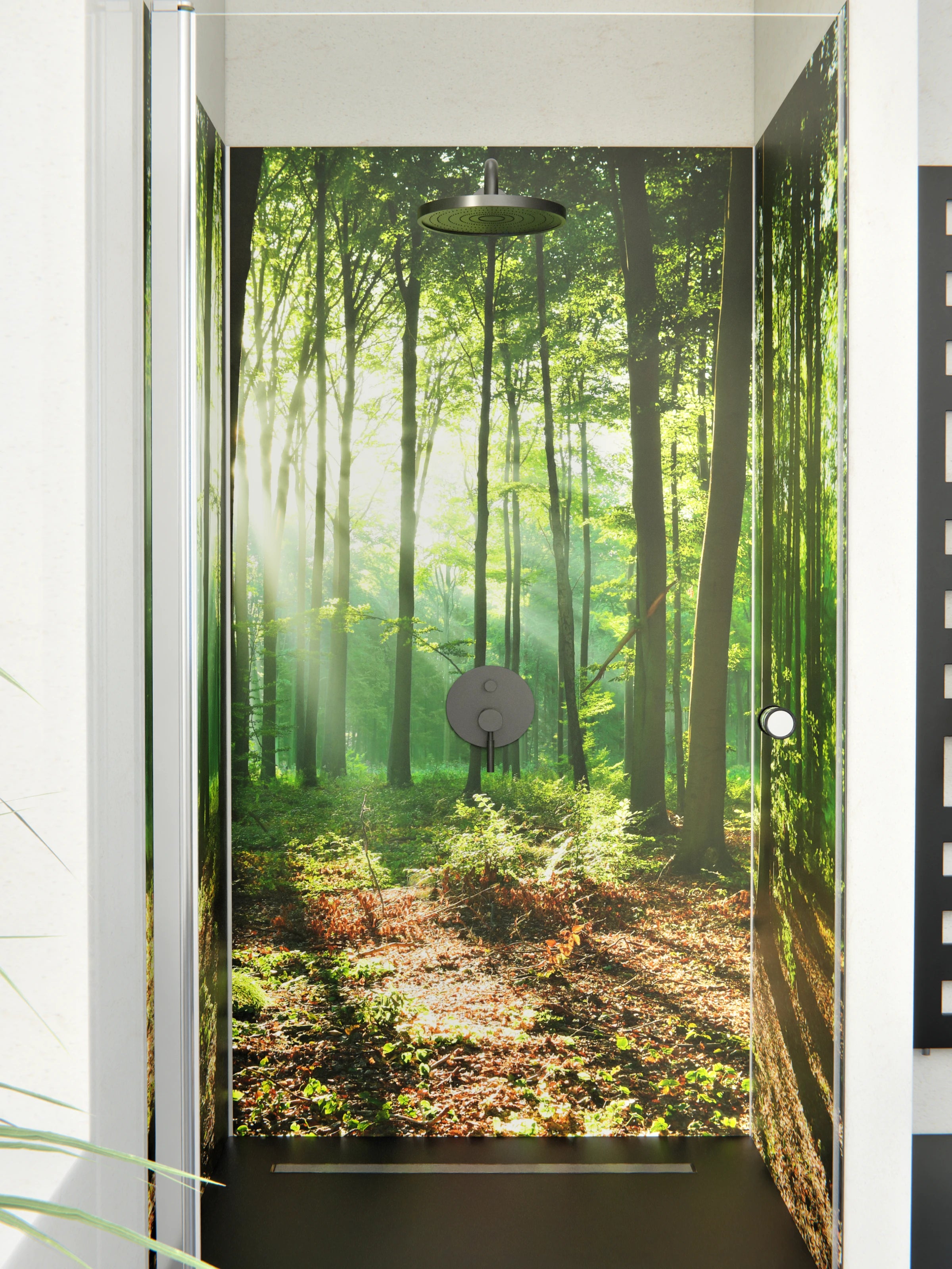 Duschrückwand - Woodland