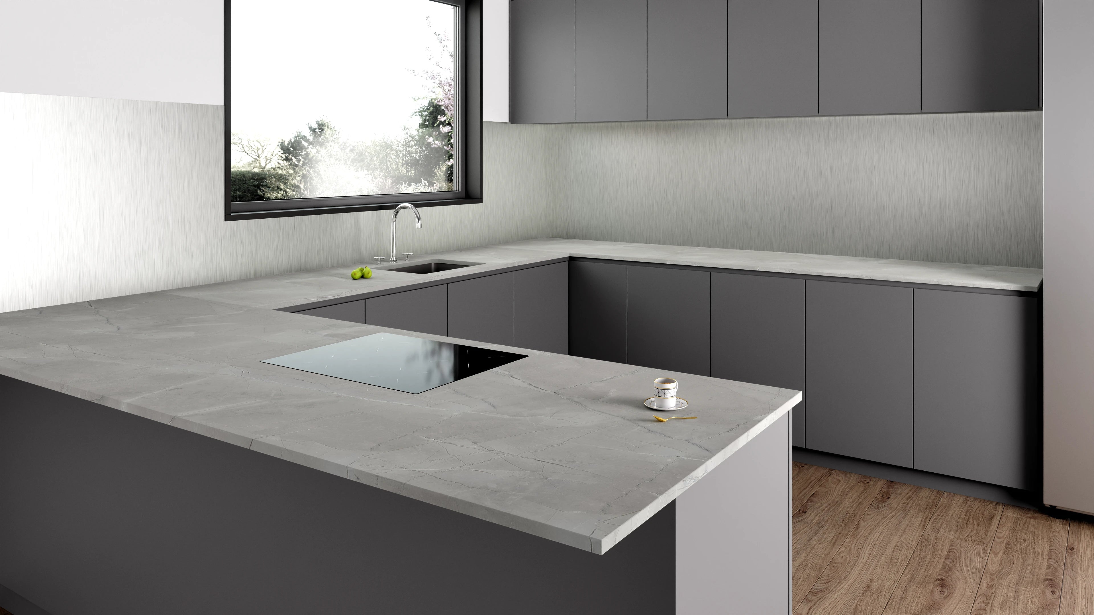 Arbeitsplatte - Stone Marble Grey