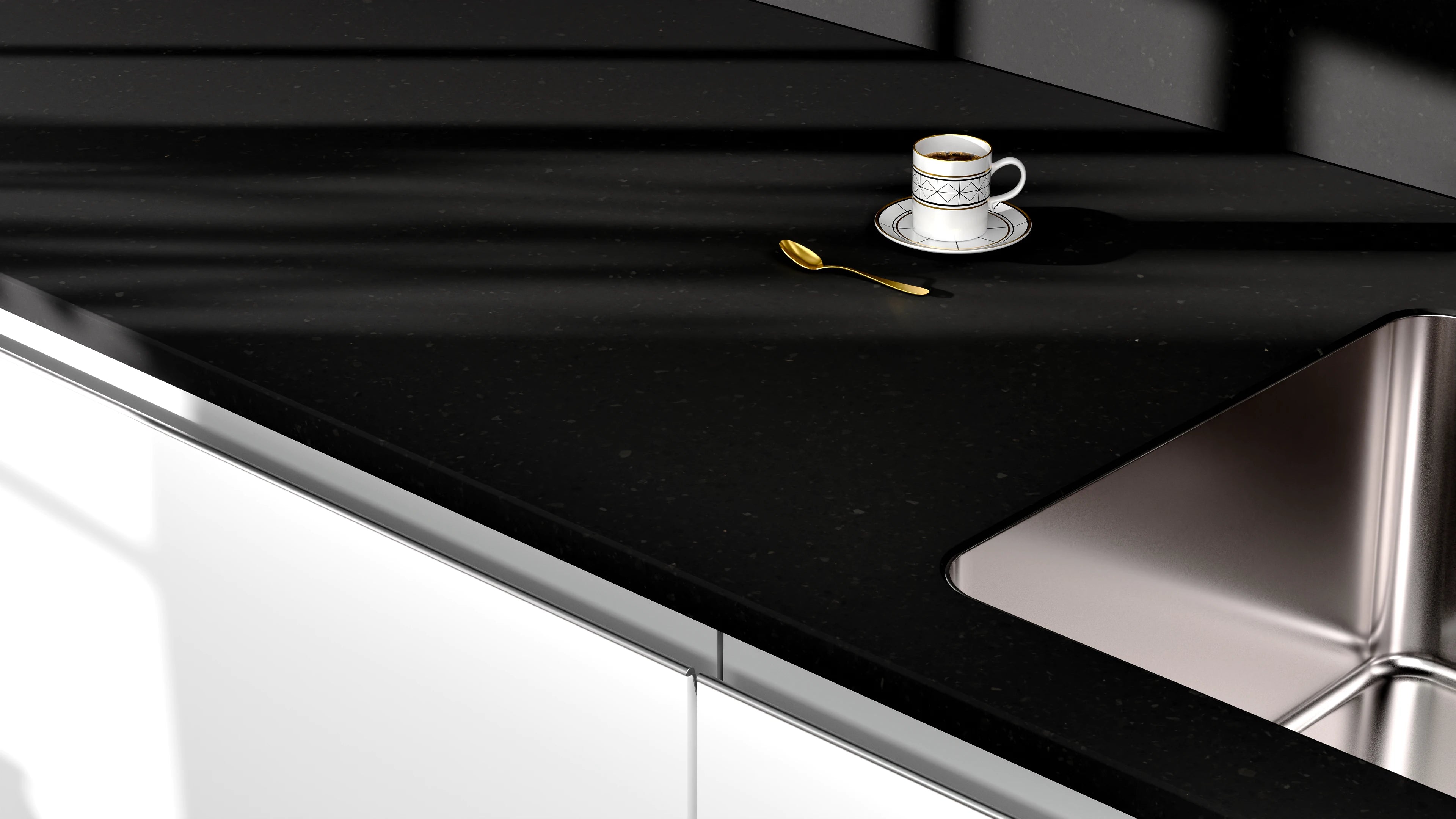 Arbeitsplatte - Diamond_Charcoal