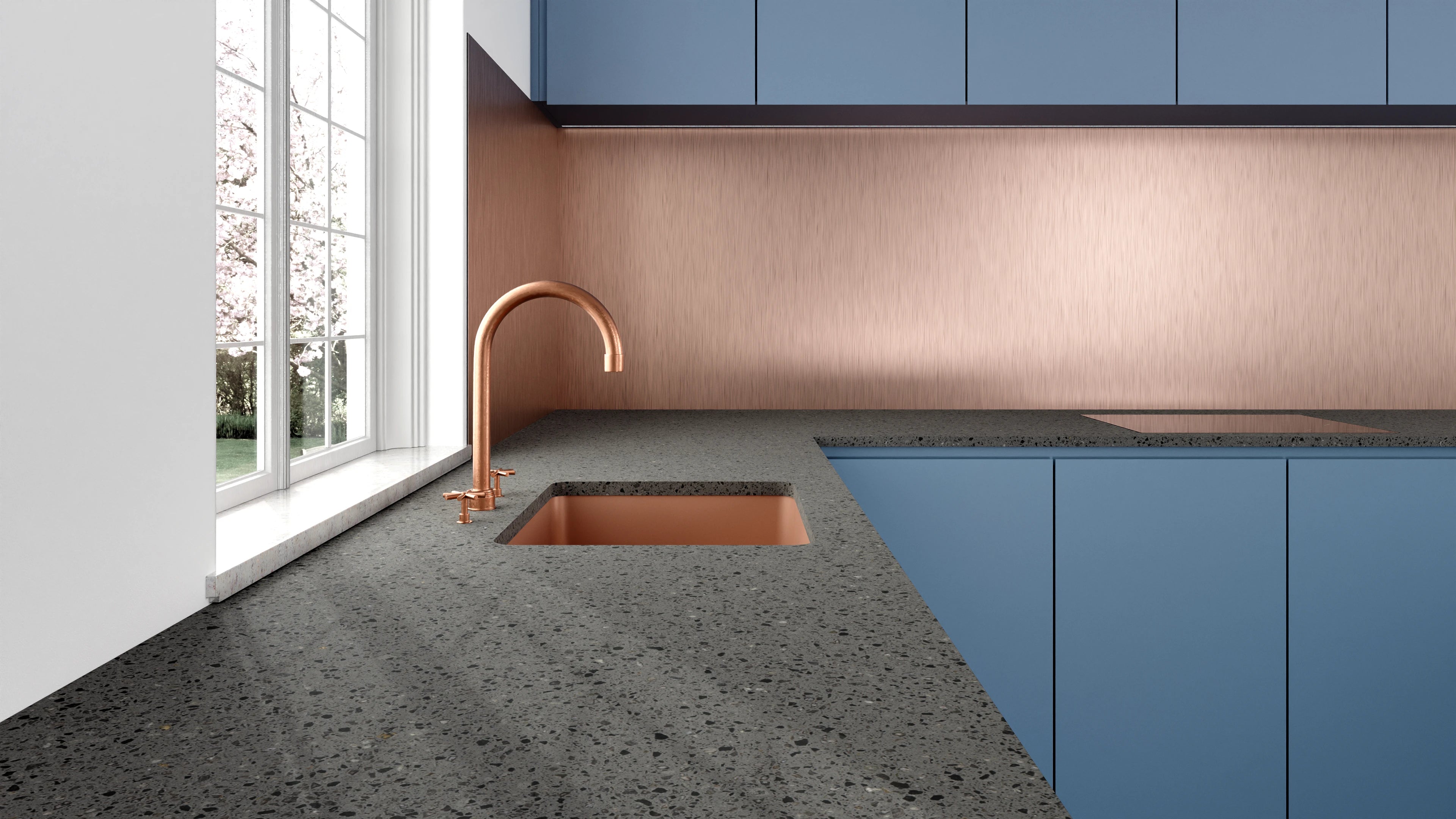 Arbeitsplatte - FusionStone Grey