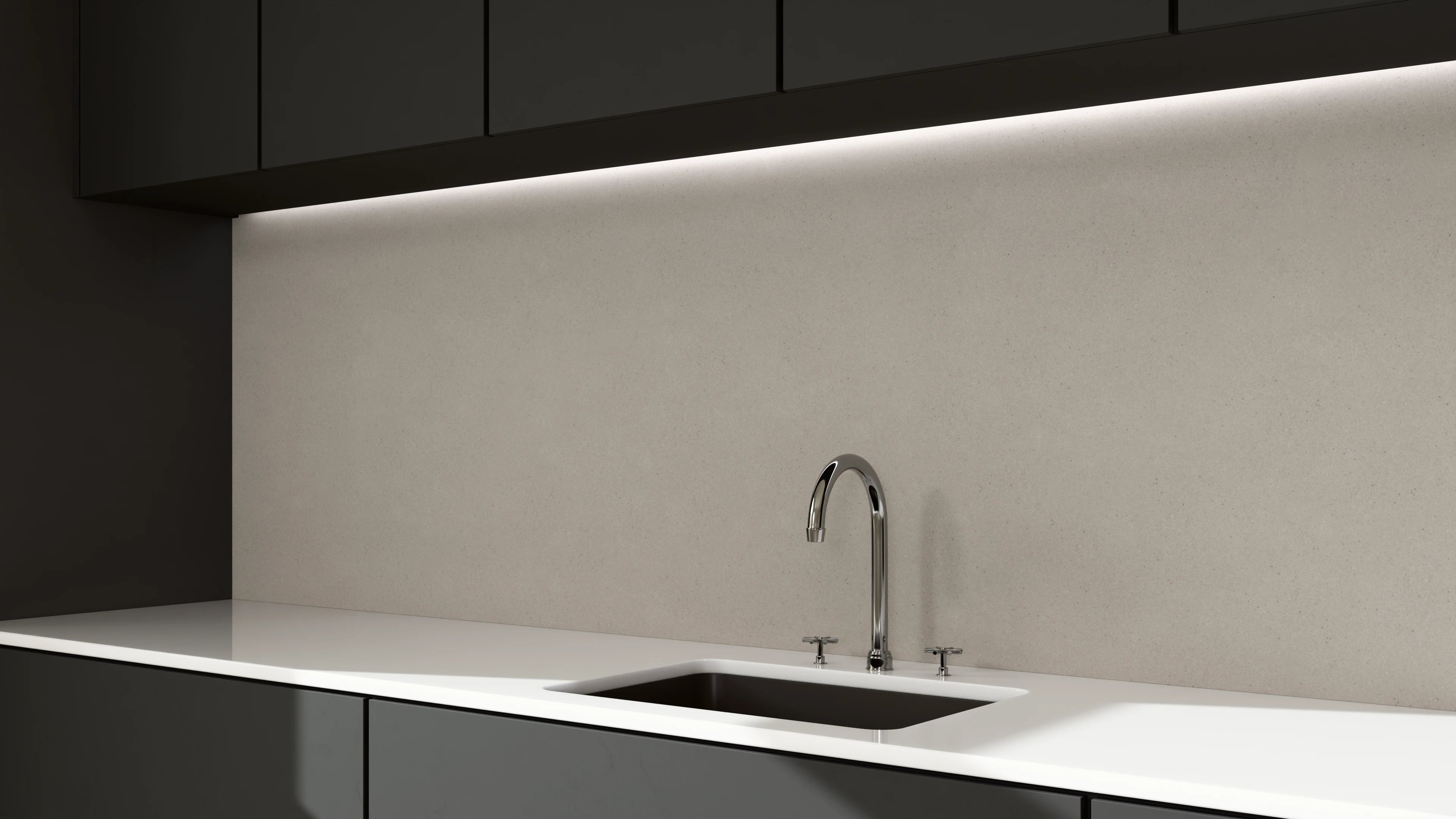 Küchenrückwand - Graphite_Grey