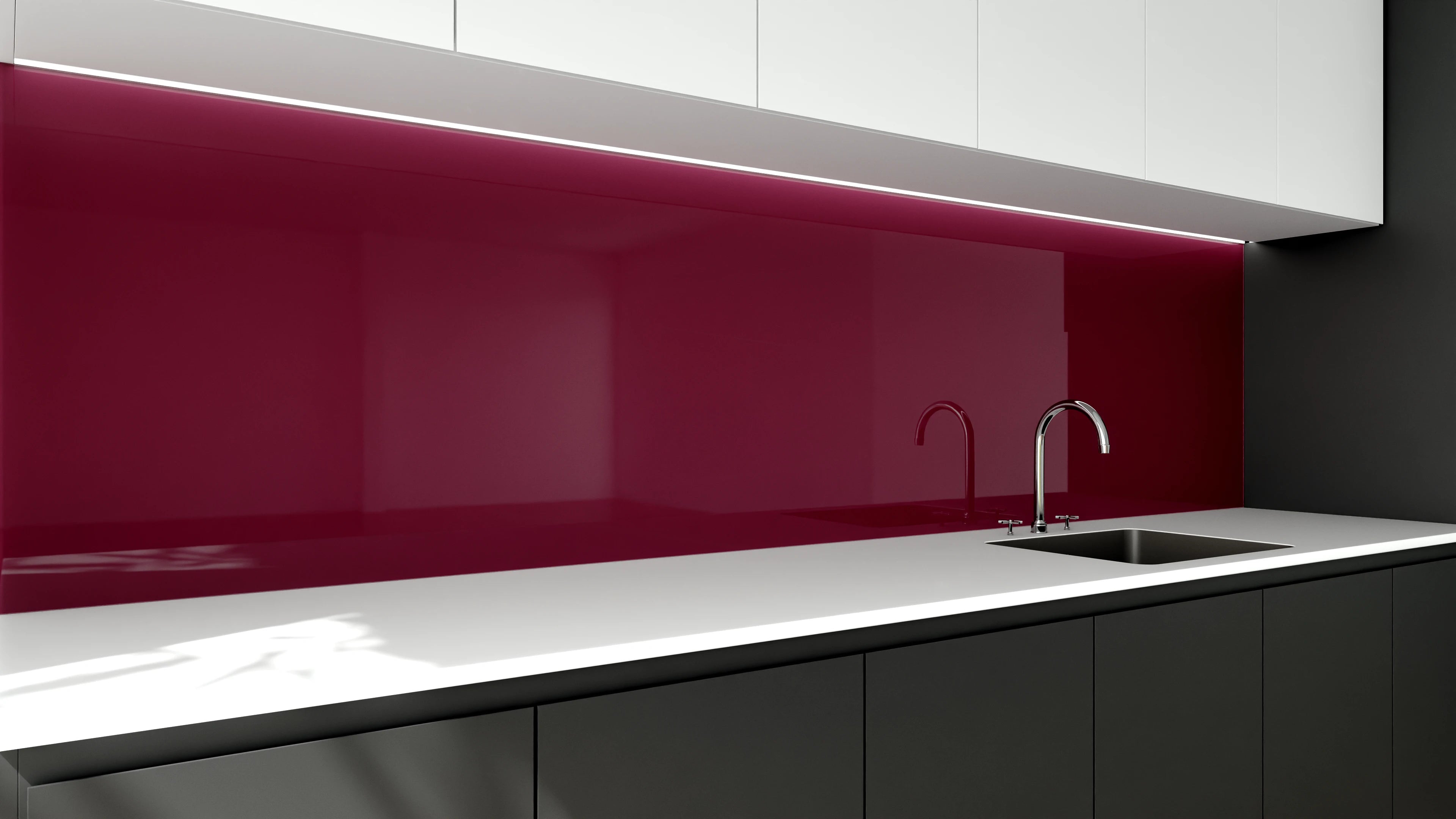 Küchenrückwand - Vero Colors - Bordeaux Elegance
