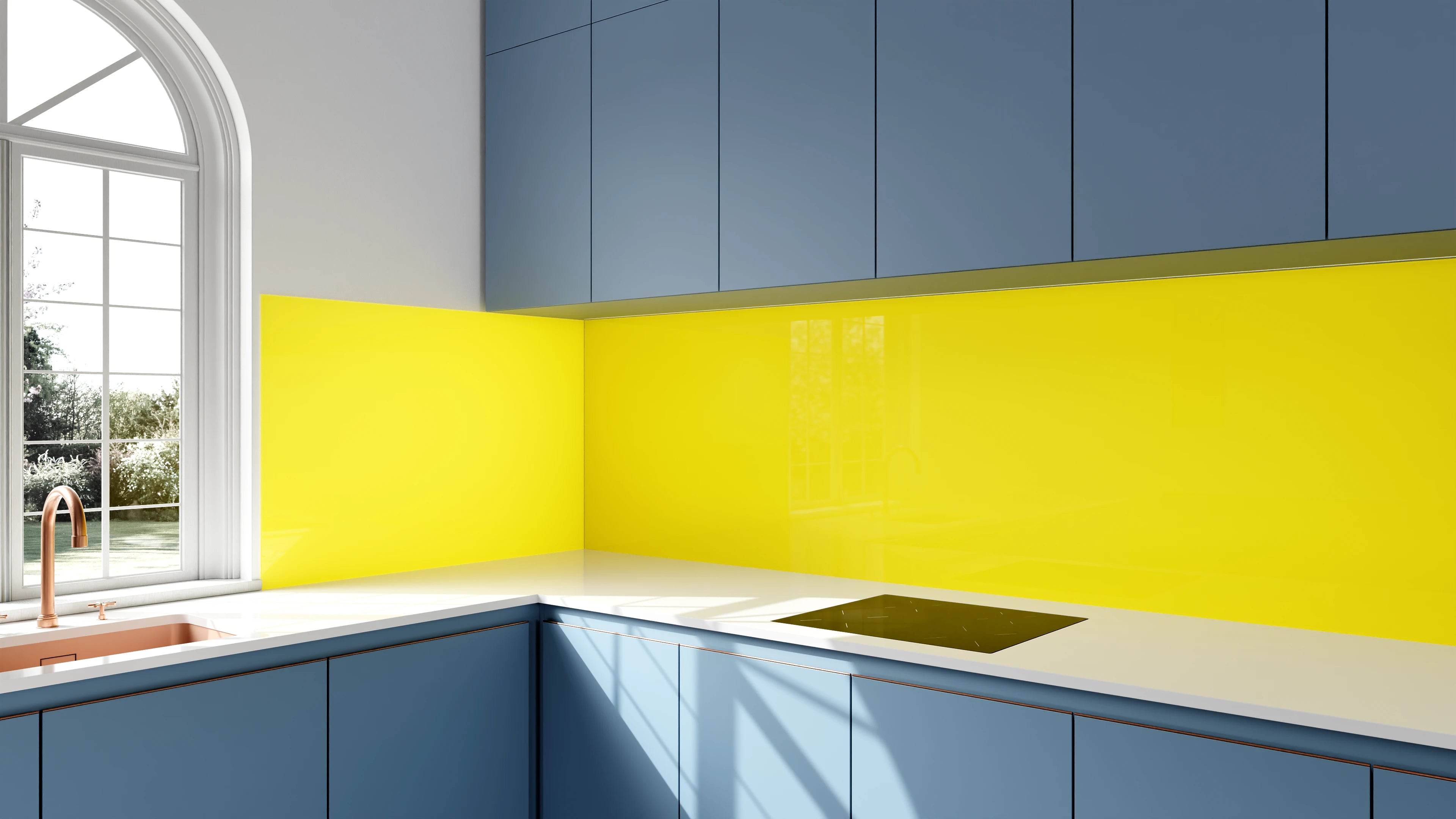 Küchenrückwand - Vero Colors - Sunbeam Yellow