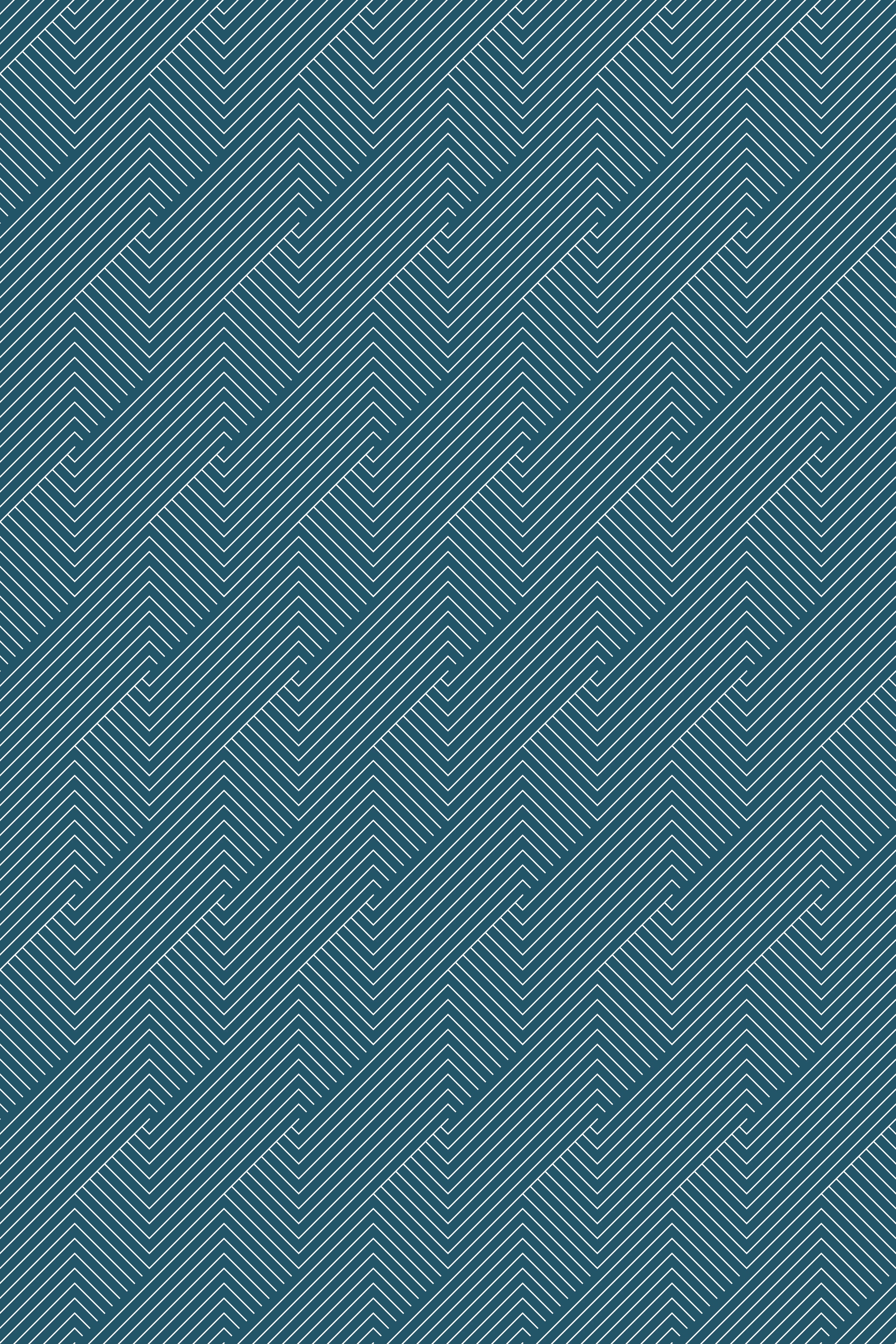 Duschrückwand - Geometrica - Intreccio  - Blu Petrolio