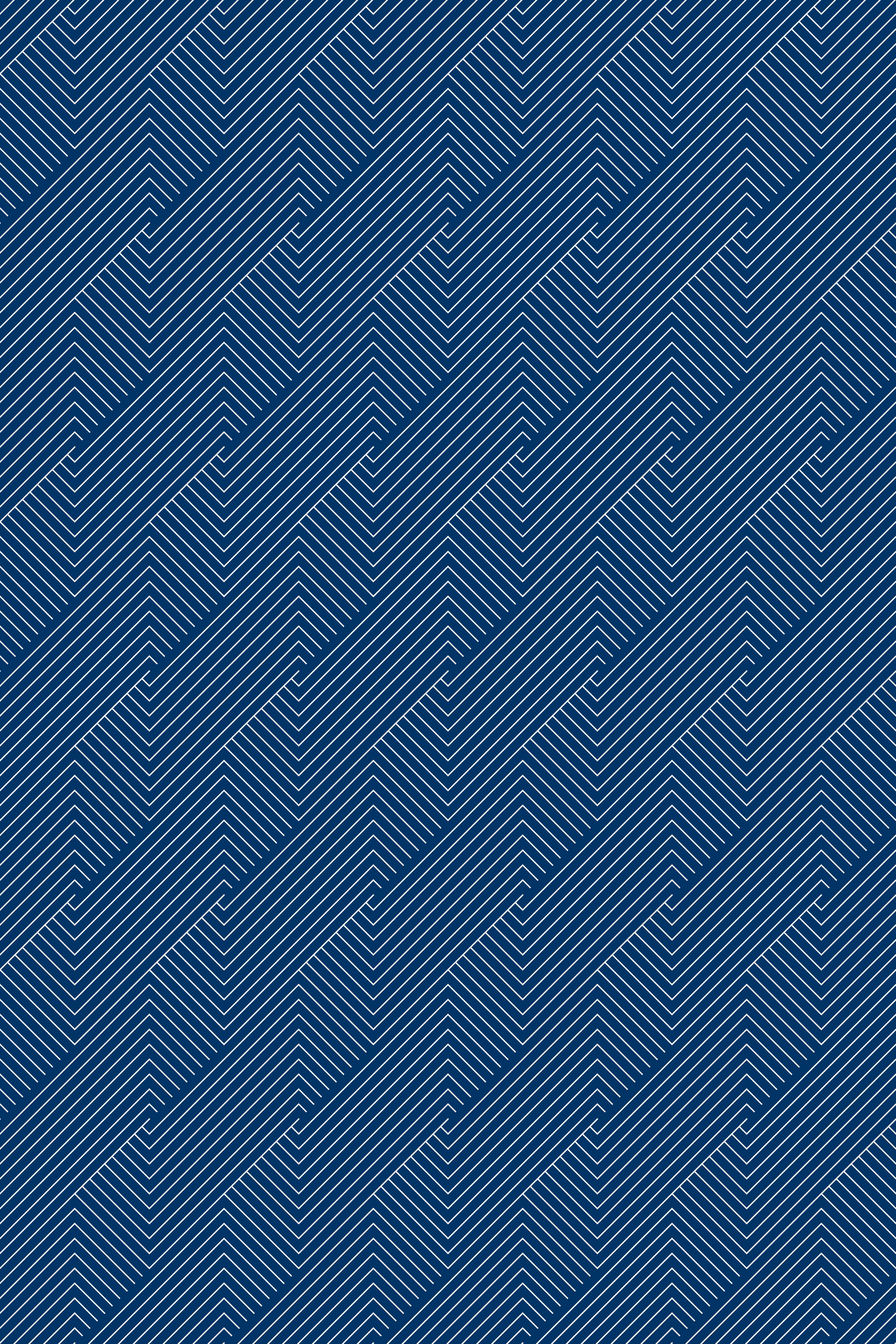 Duschrückwand - Geometrica - Intreccio  - Blu notte
