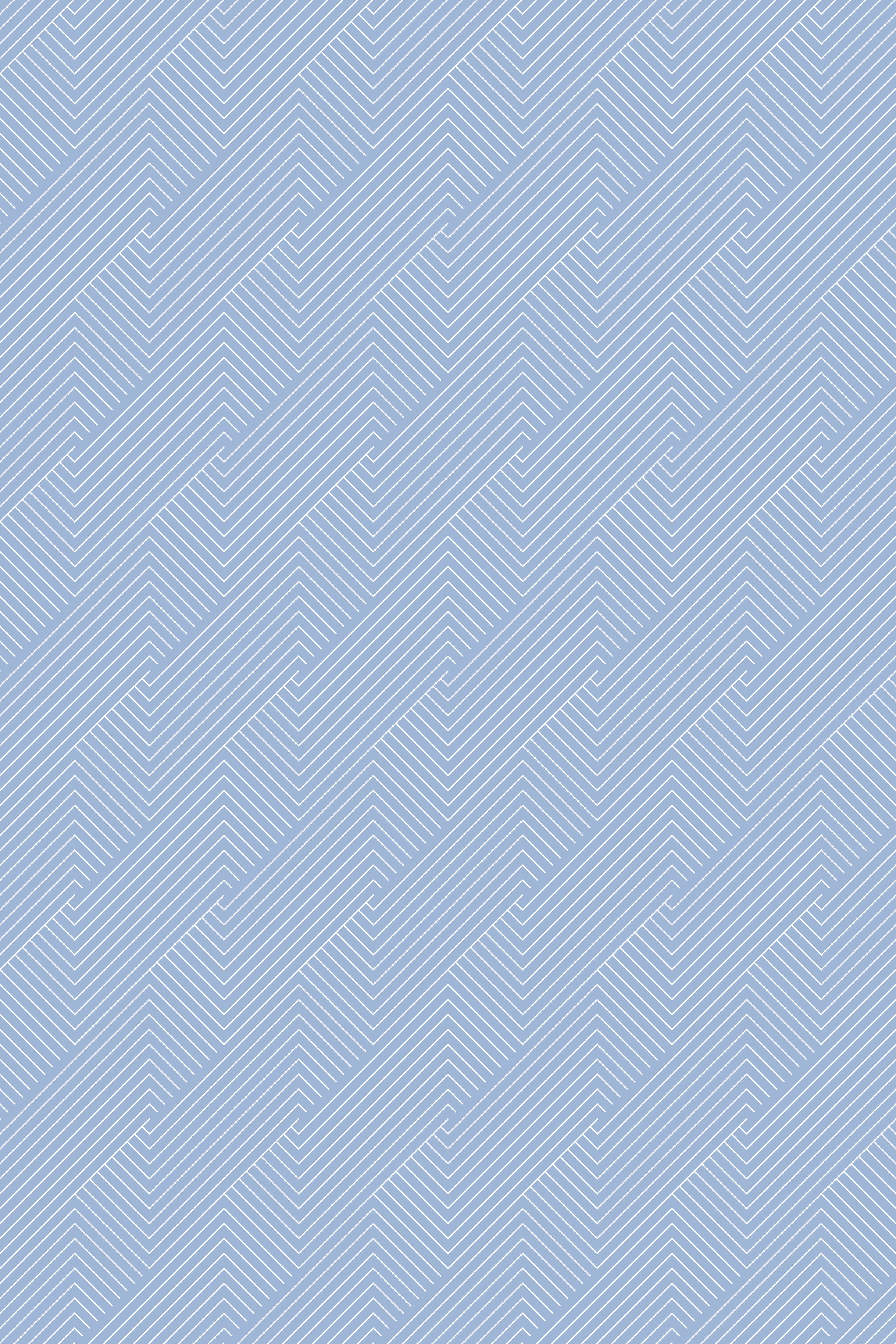 Duschrückwand - Geometrica - Intreccio  - Ceruleo