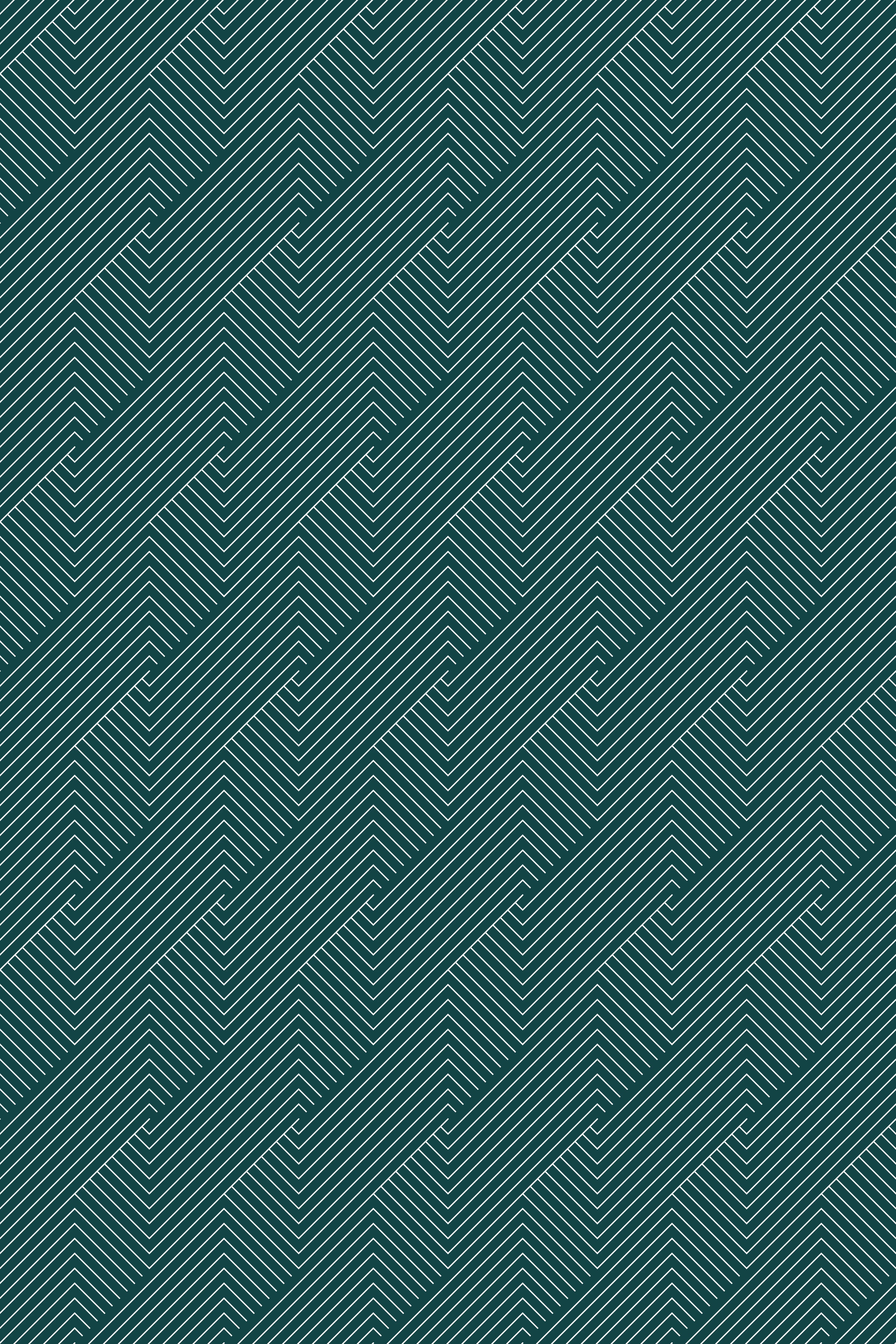 Duschrückwand - Geometrica - Intreccio  - Verde petrolio