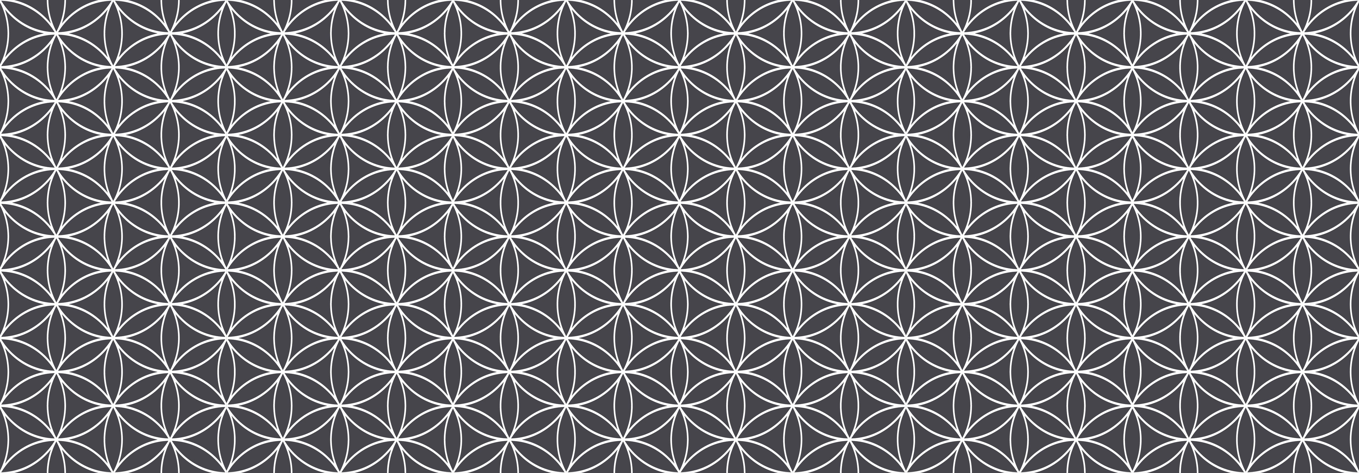 Küchenrückwand - Geometrica - Fiori - Antracite