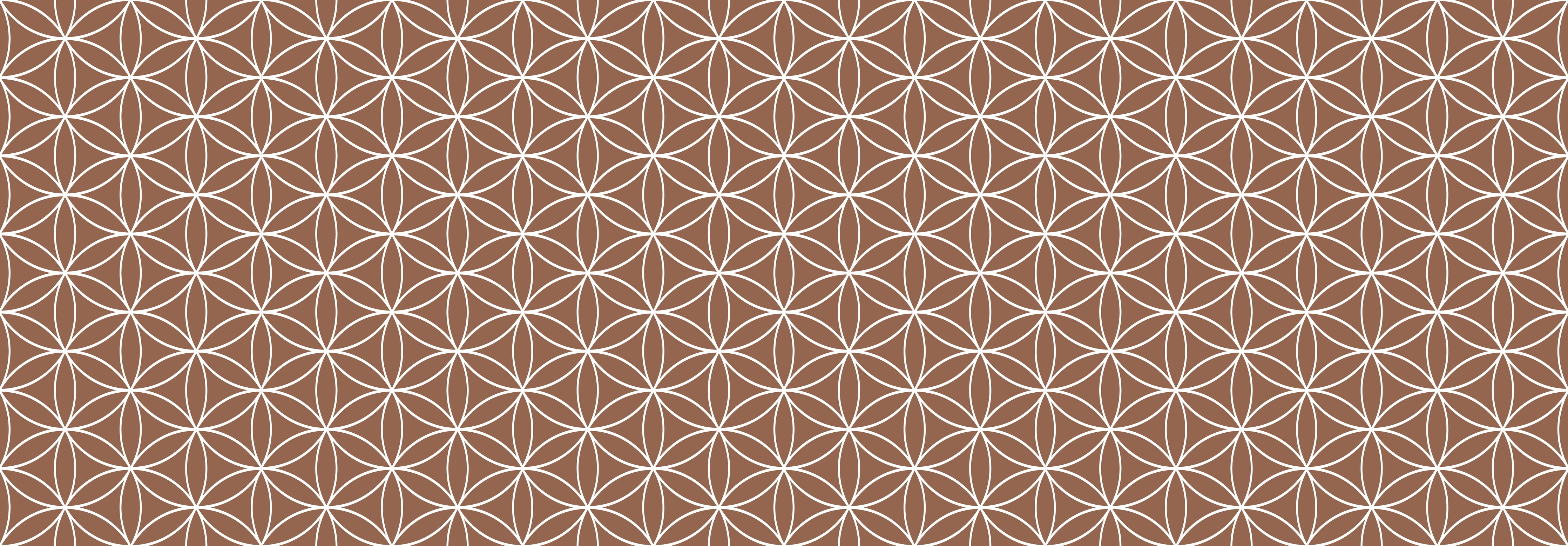 Küchenrückwand - Geometrica - Fiori - Cannella