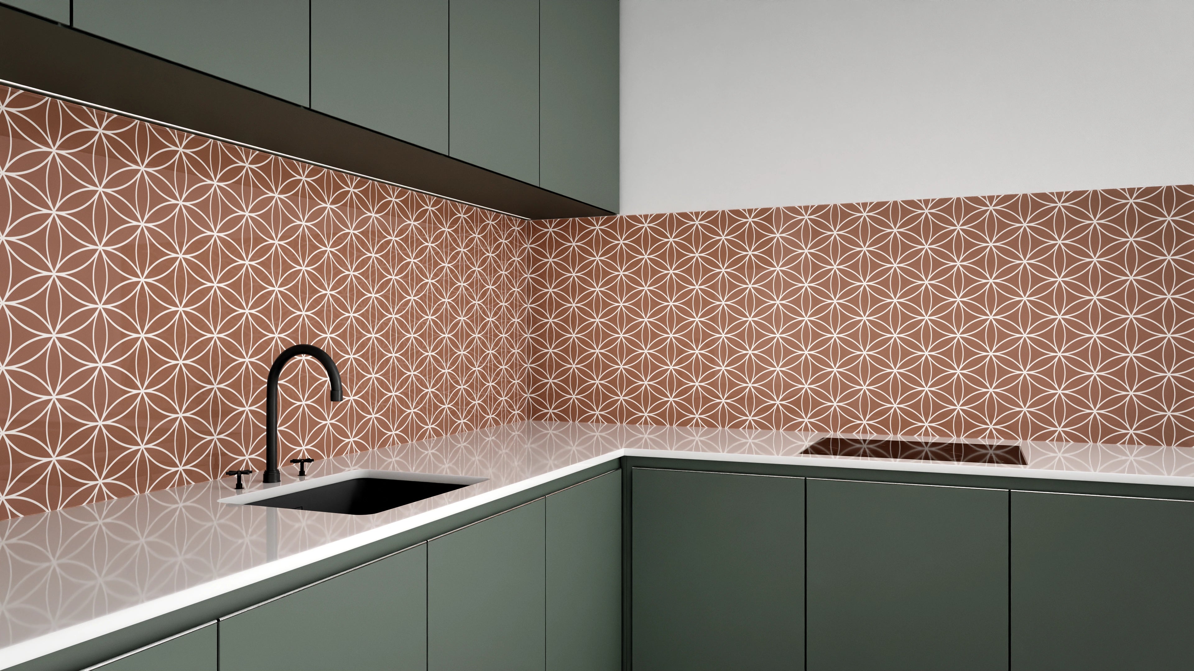Küchenrückwand - Geometrica - Fiori - Cannella Slide 3