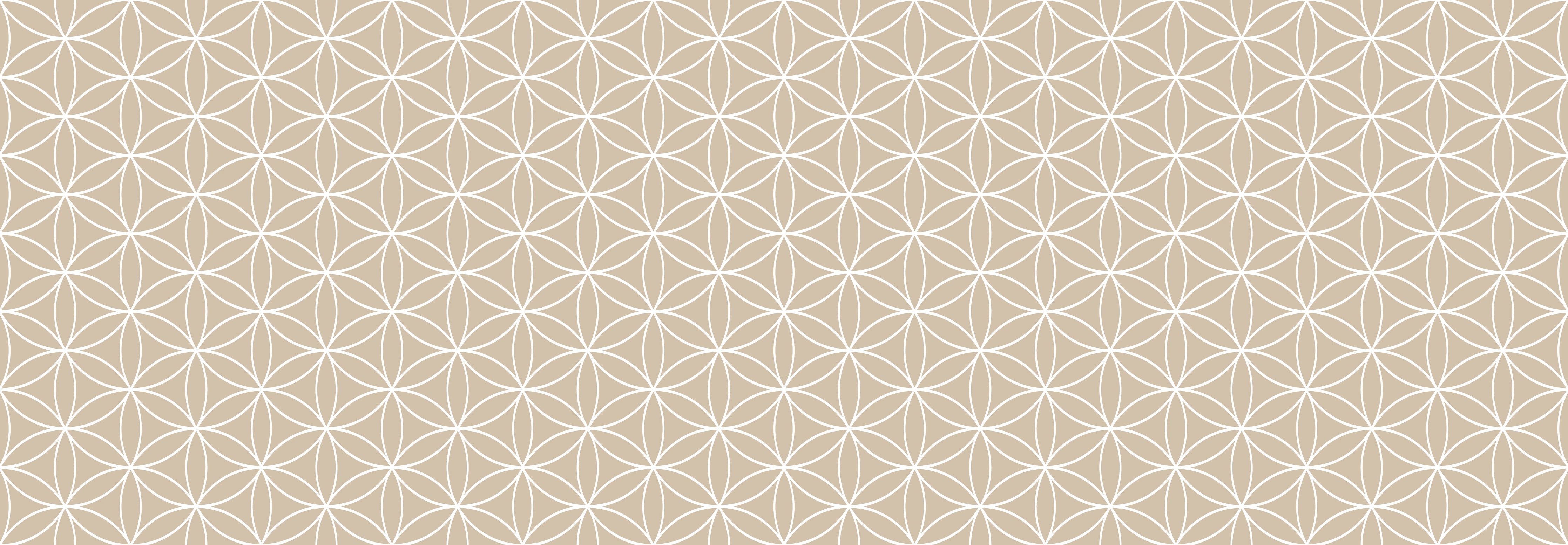 Küchenrückwand - Geometrica - Fiori - Cappuccino