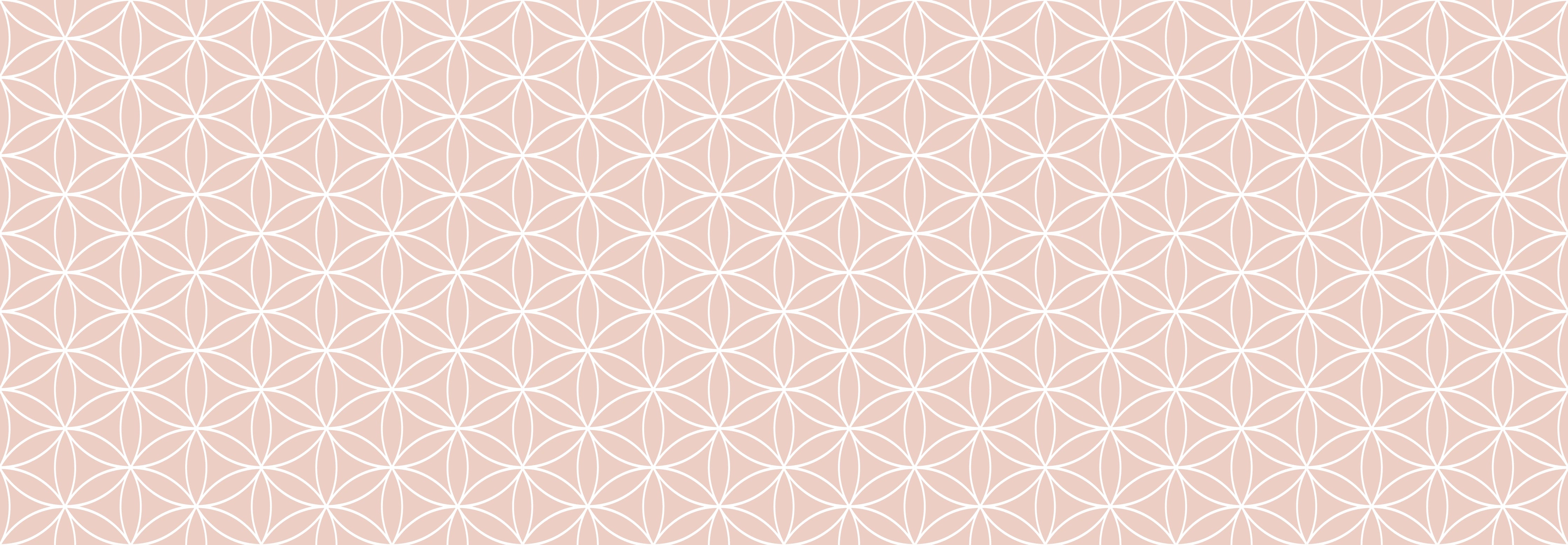 Küchenrückwand - Geometrica - Fiori - Cipria