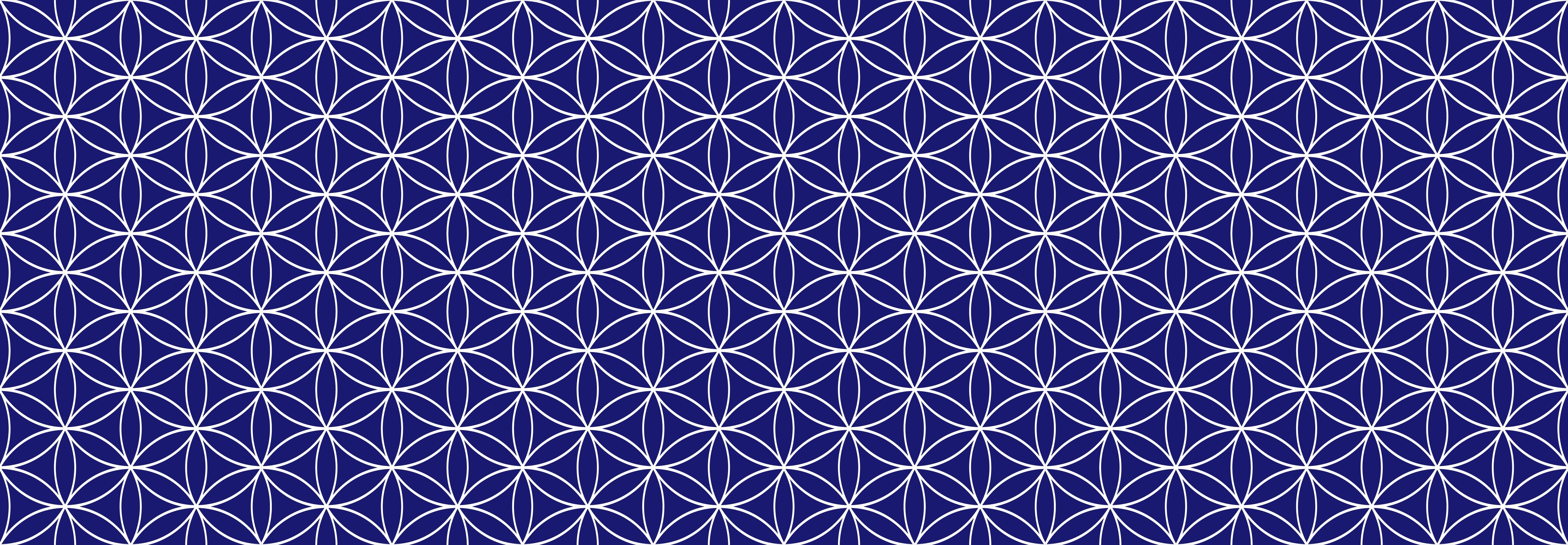 Küchenrückwand - Geometrica - Fiori - Zaffiro