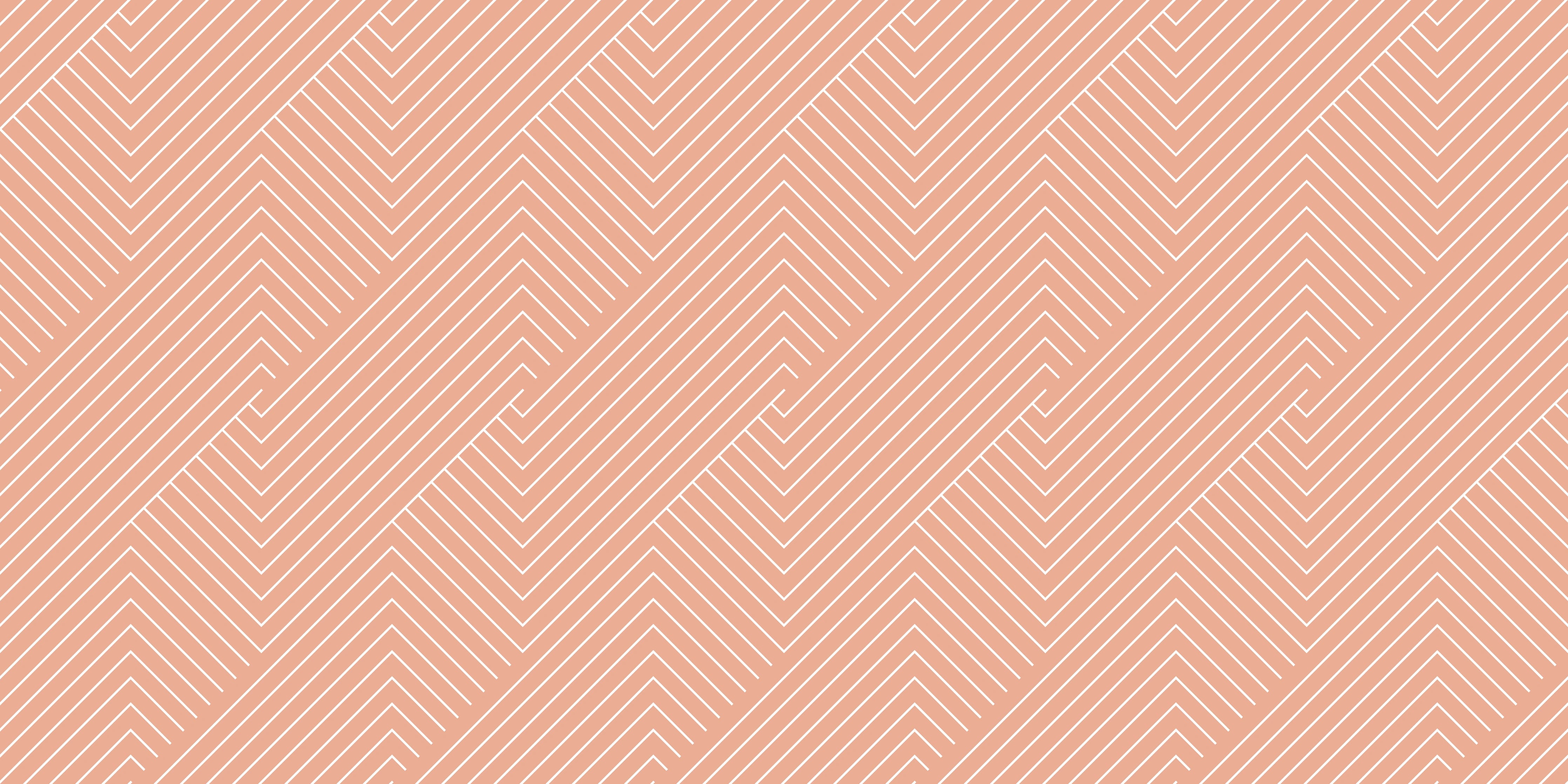Küchenrückwand - Geometrica - Intreccio  - Salmone