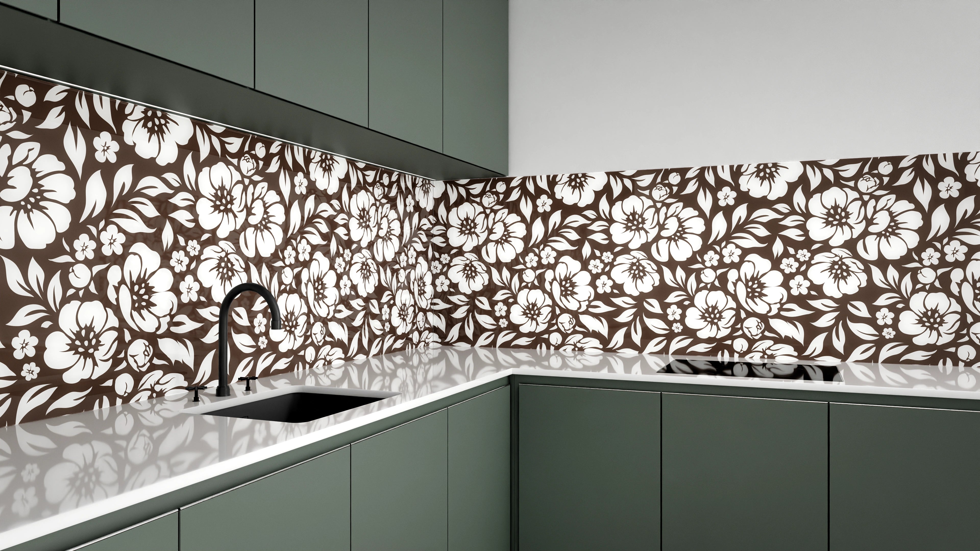 Küchenrückwand - Natura - Floreale - Caffè Slide 3