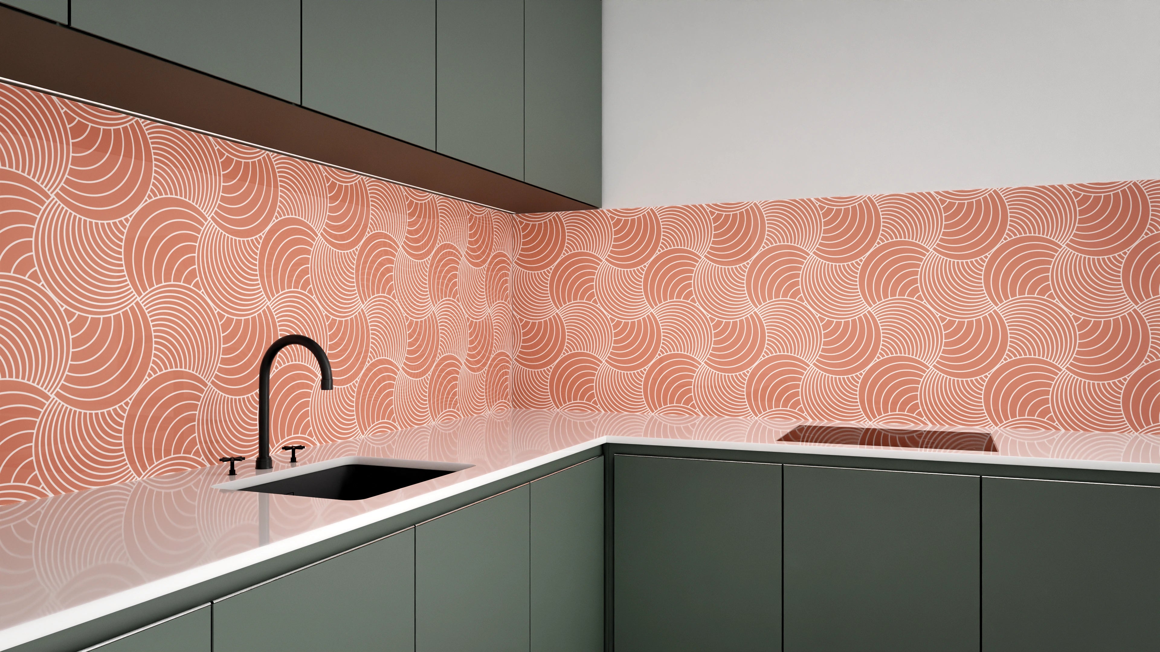 Küchenrückwand - Onde - Immaginario - Terracotta Slide 3