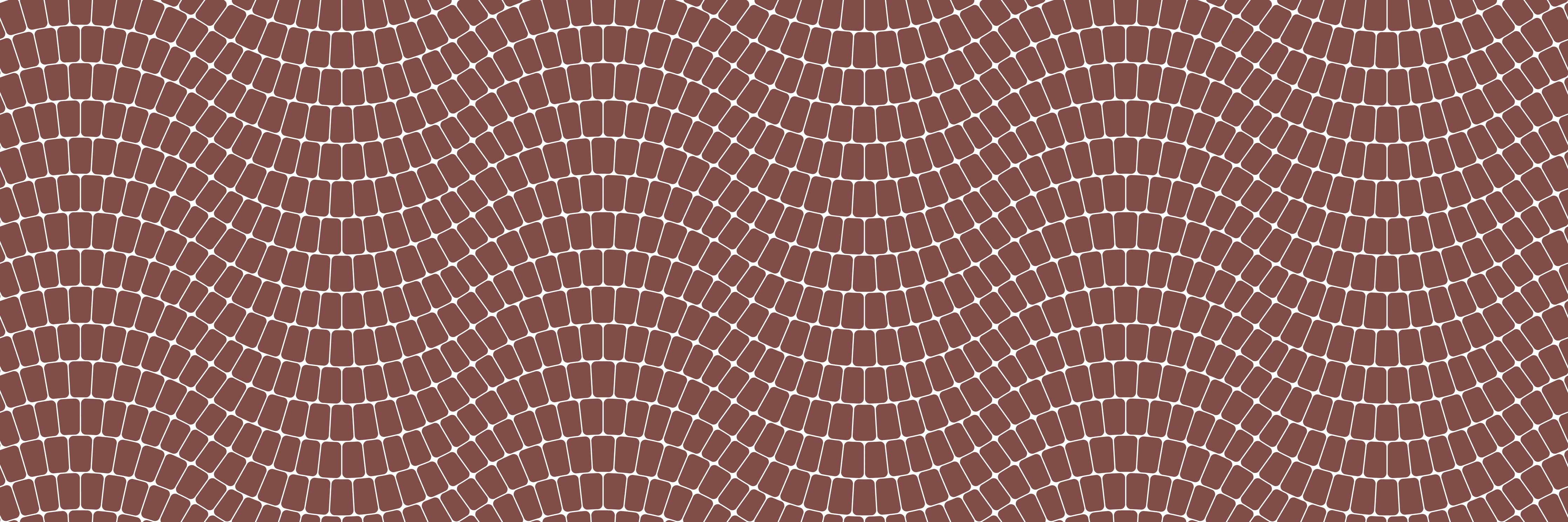 Küchenrückwand - Onde - Sinuoso - Mattone