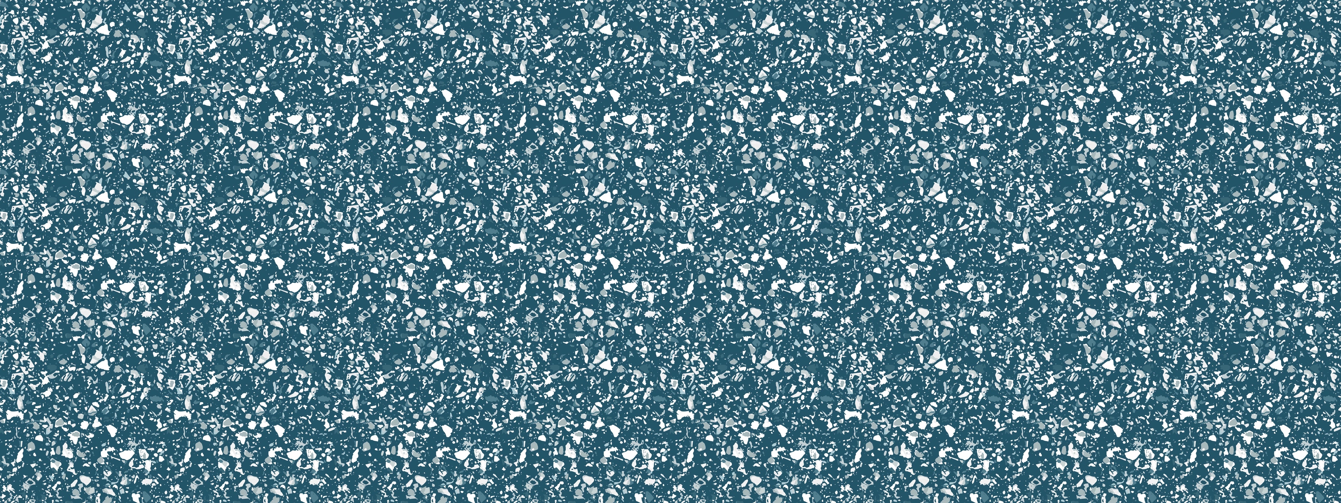 Küchenrückwand - Pietre - Terrazzo - Blu Petrolio